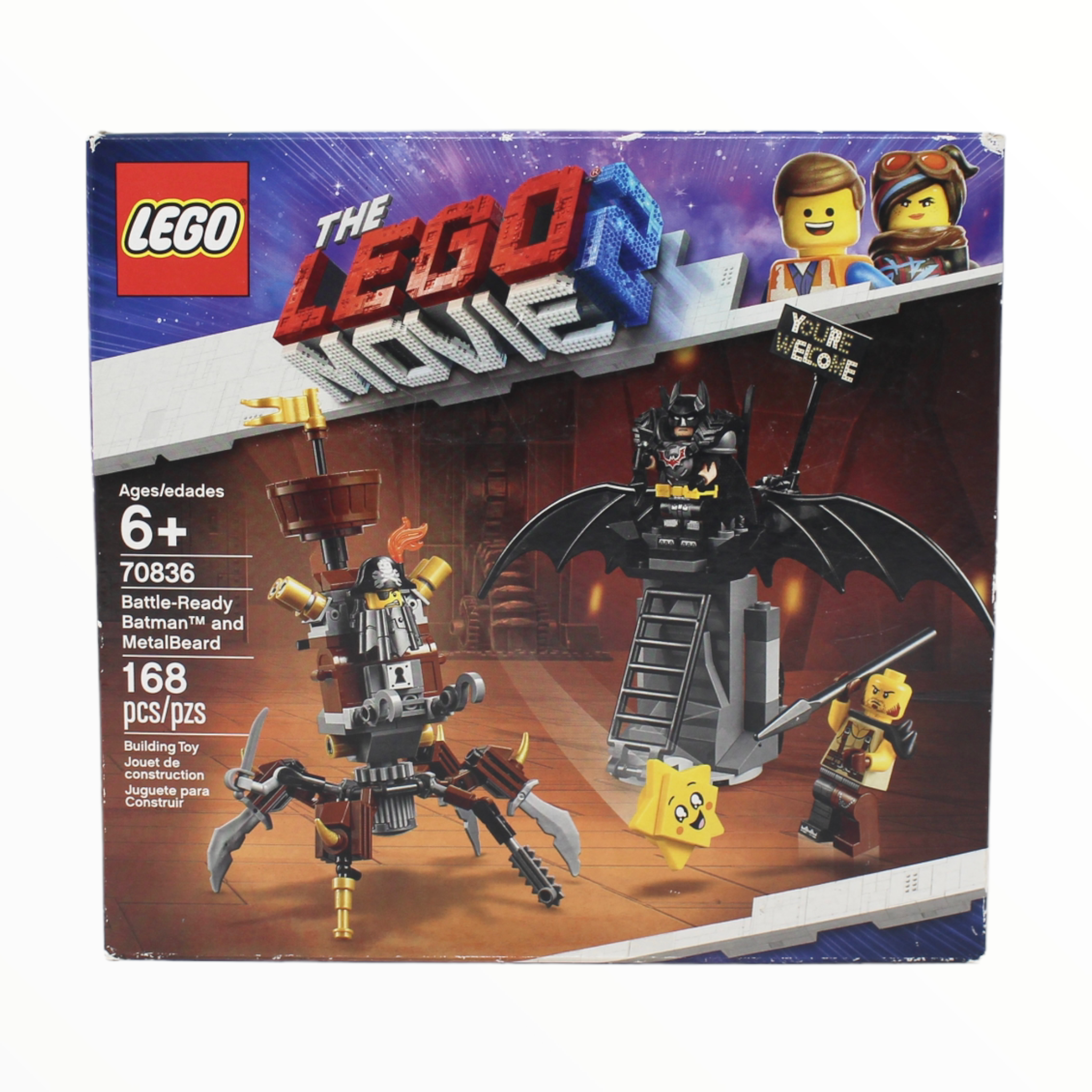 Retired Set 70836 LEGO Movie 2 Battle-Ready Batman and MetalBeard