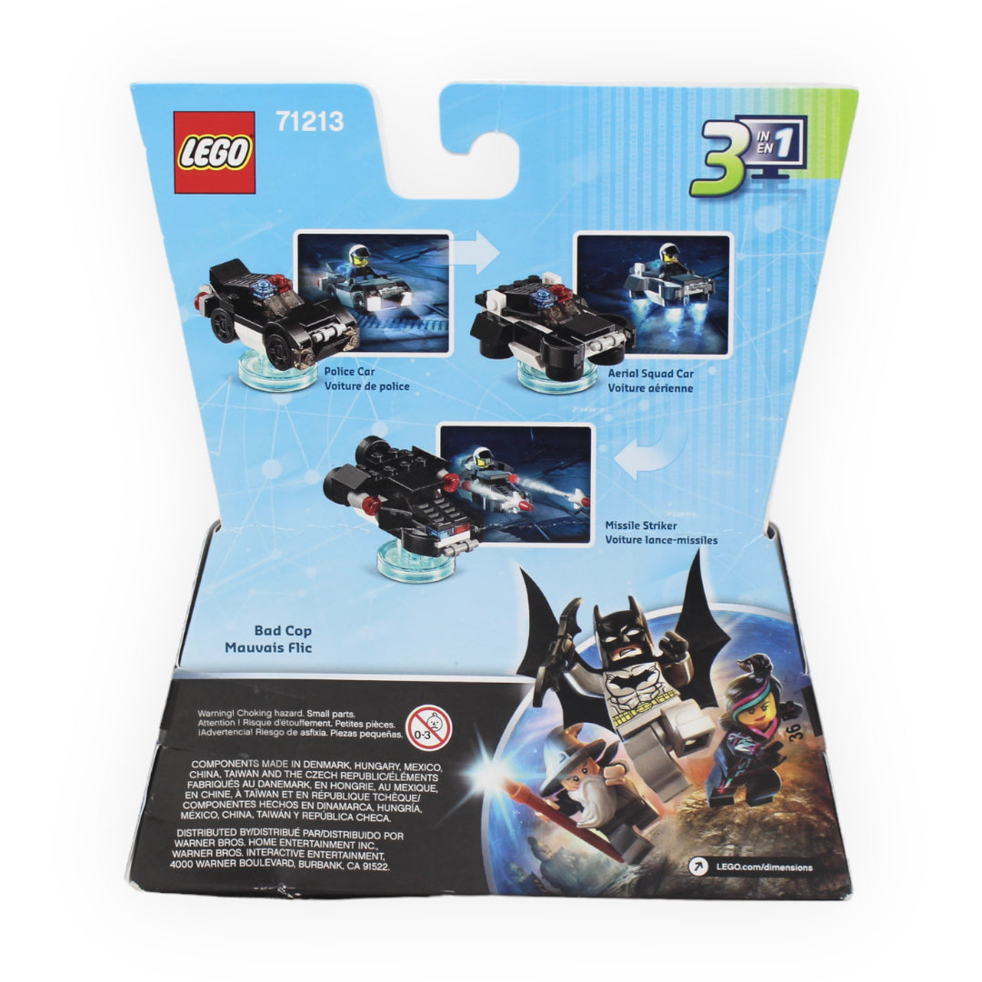 Retired Set 71213 Dimensions Fun Pack - The LEGO Movie Bad Cop and Police Car