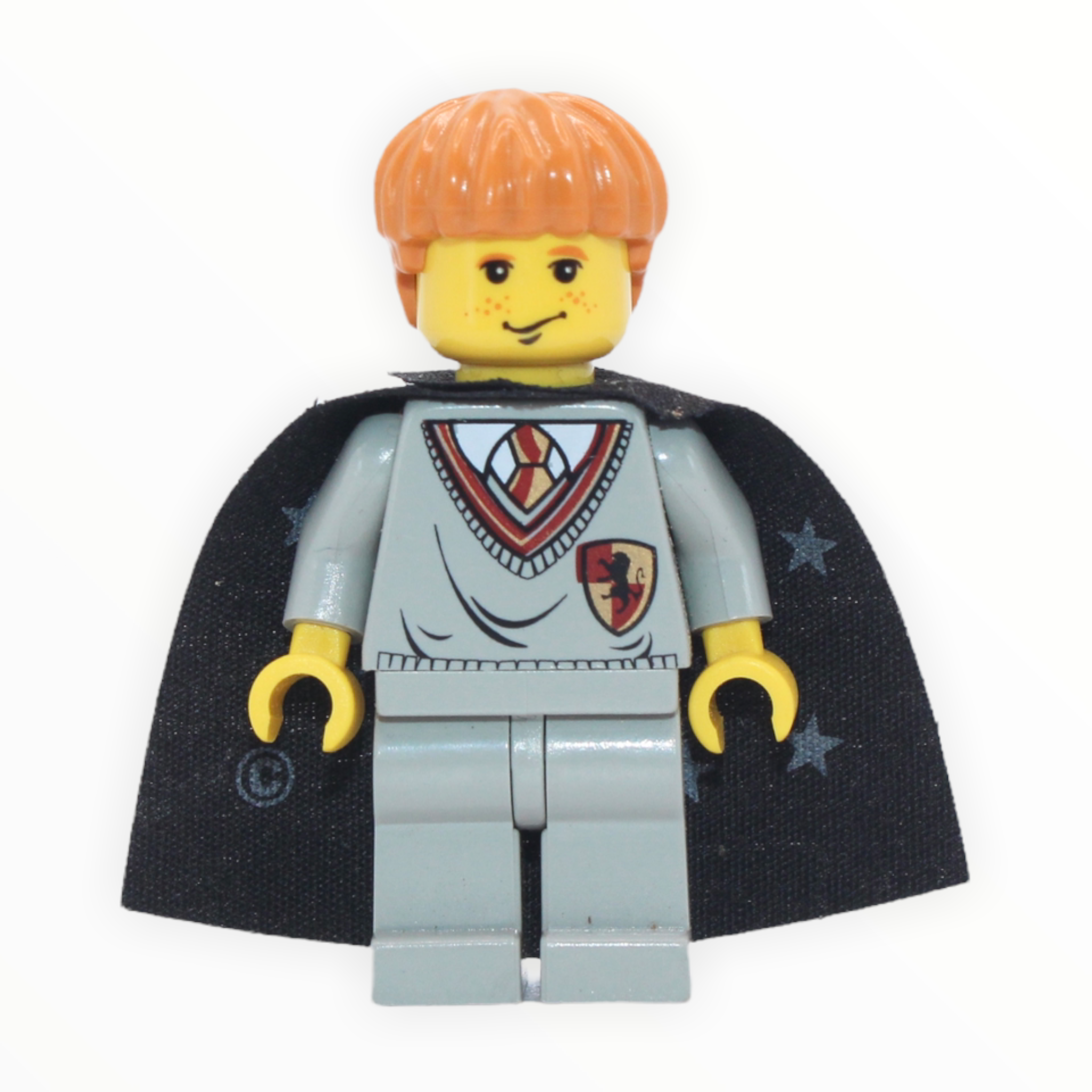Ron Weasley (Gryffindor sweater, star cape, yellow skin)