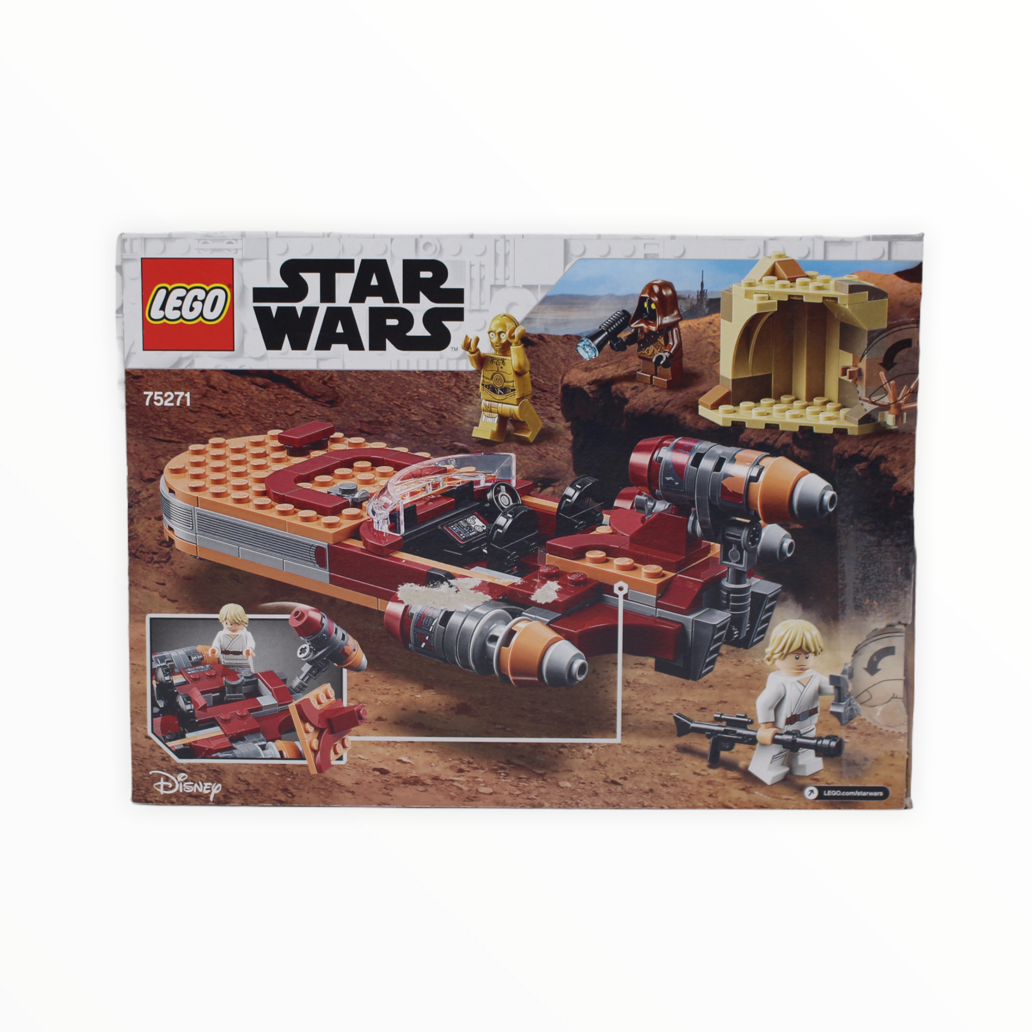 Certified Used Set 75271 Star Wars Luke Skywalker’s Landspeeder