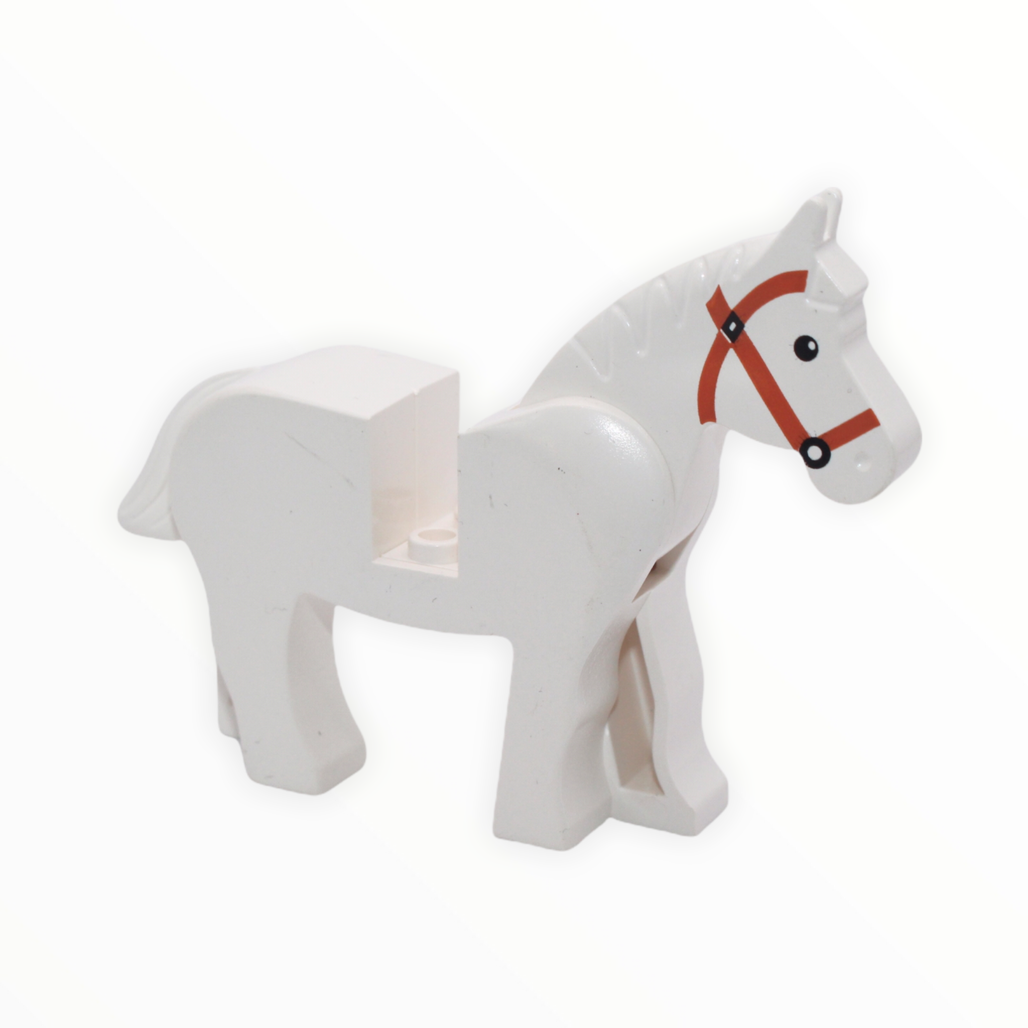 White Horse (dark orange bridle)