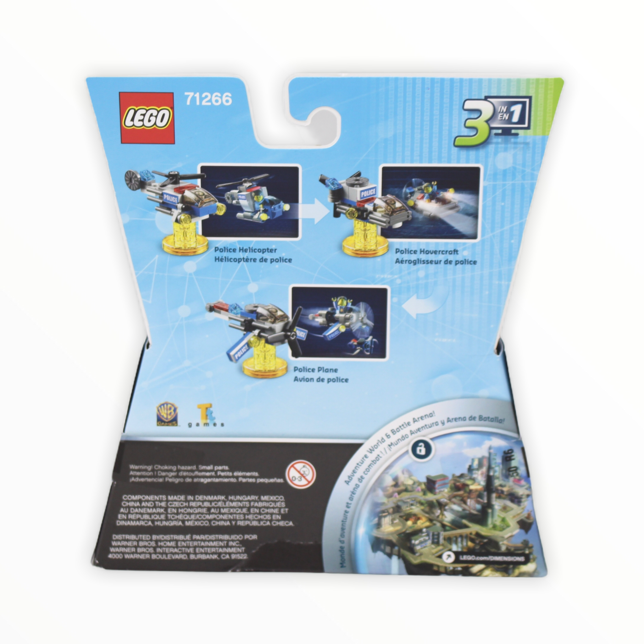 Retired Set 71266 LEGO Dimensions Fun Pack - Chase McCain and Police Helicopter