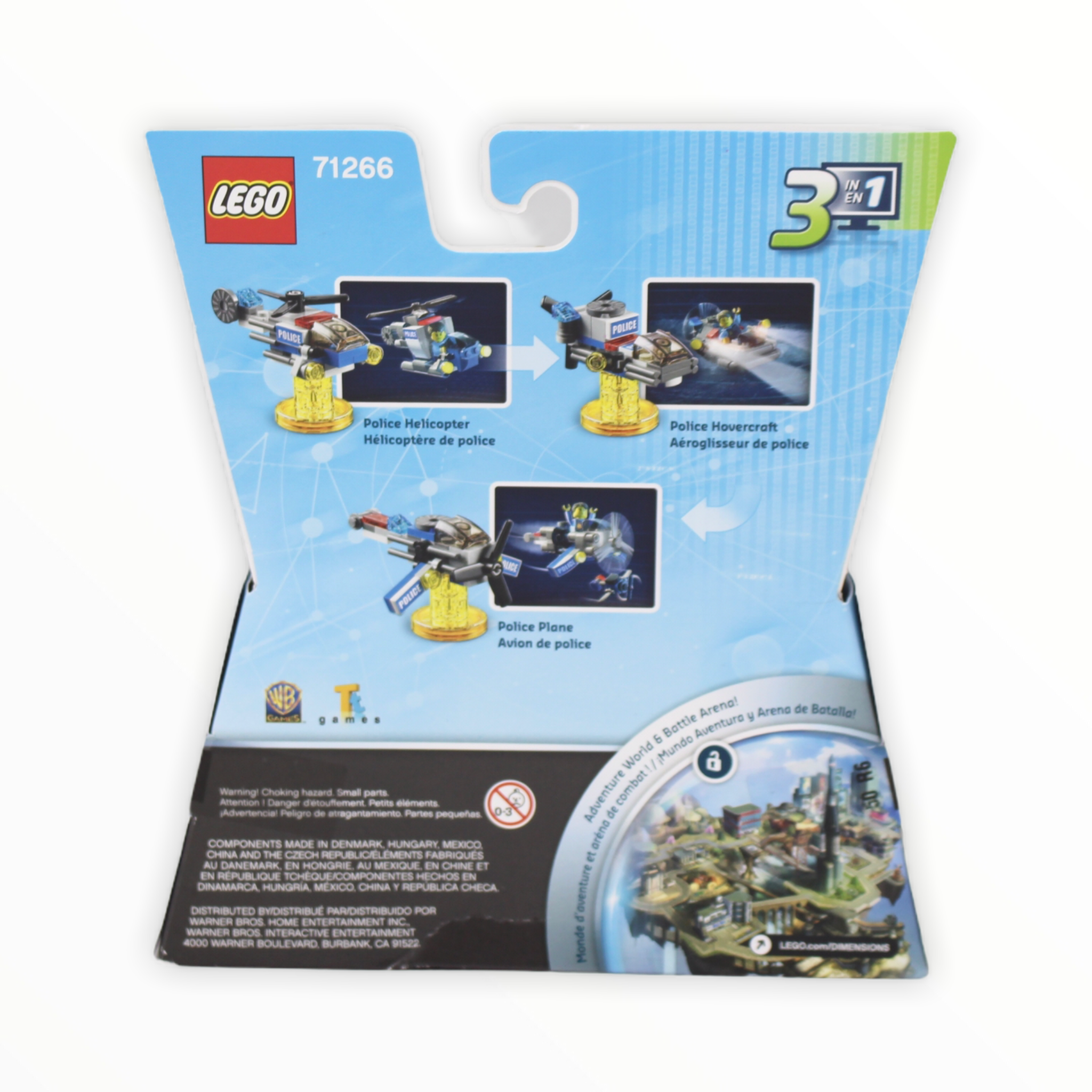 det kan sund fornuft underordnet Retired Set 71266 LEGO Dimensions Fun Pack - Chase McCain and Police H