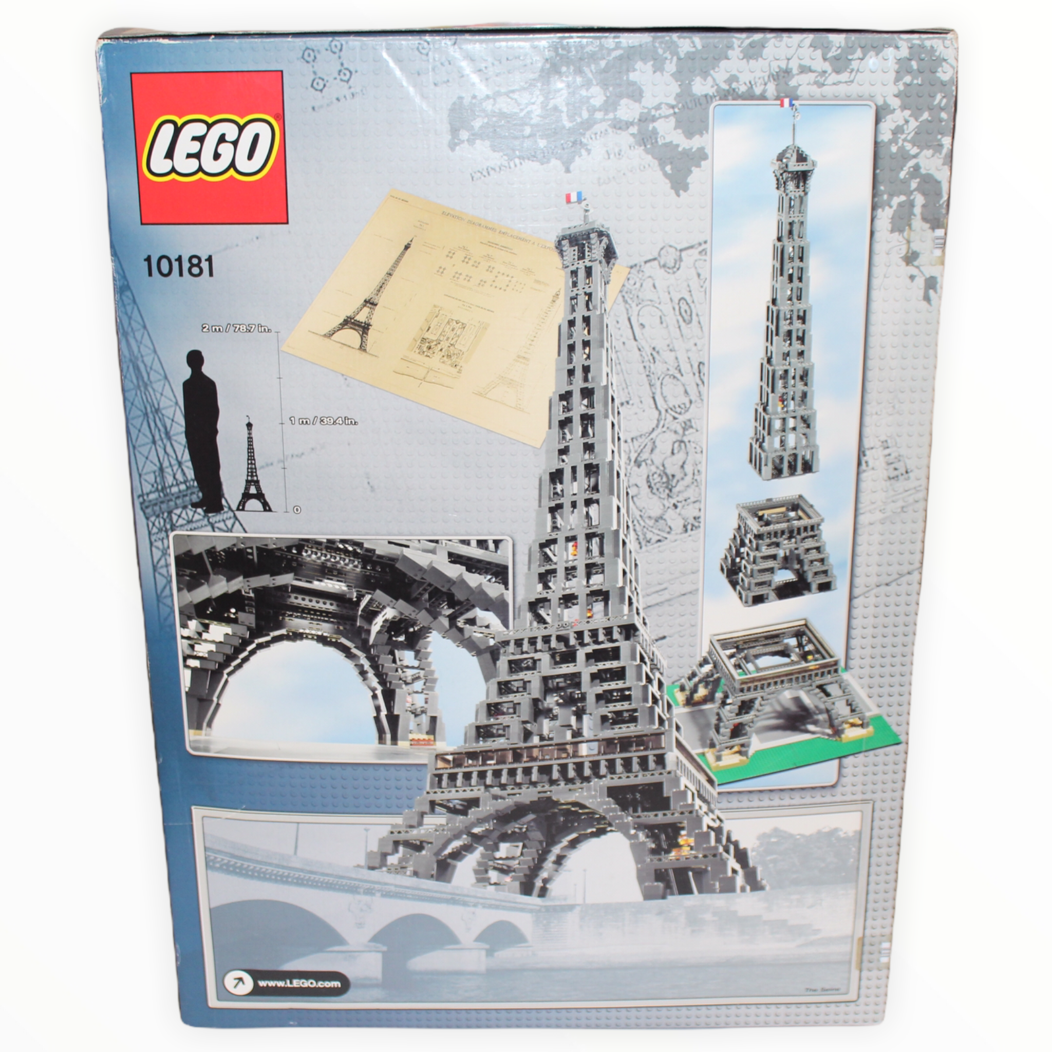 Lego eiffel shop tower instructions 10181