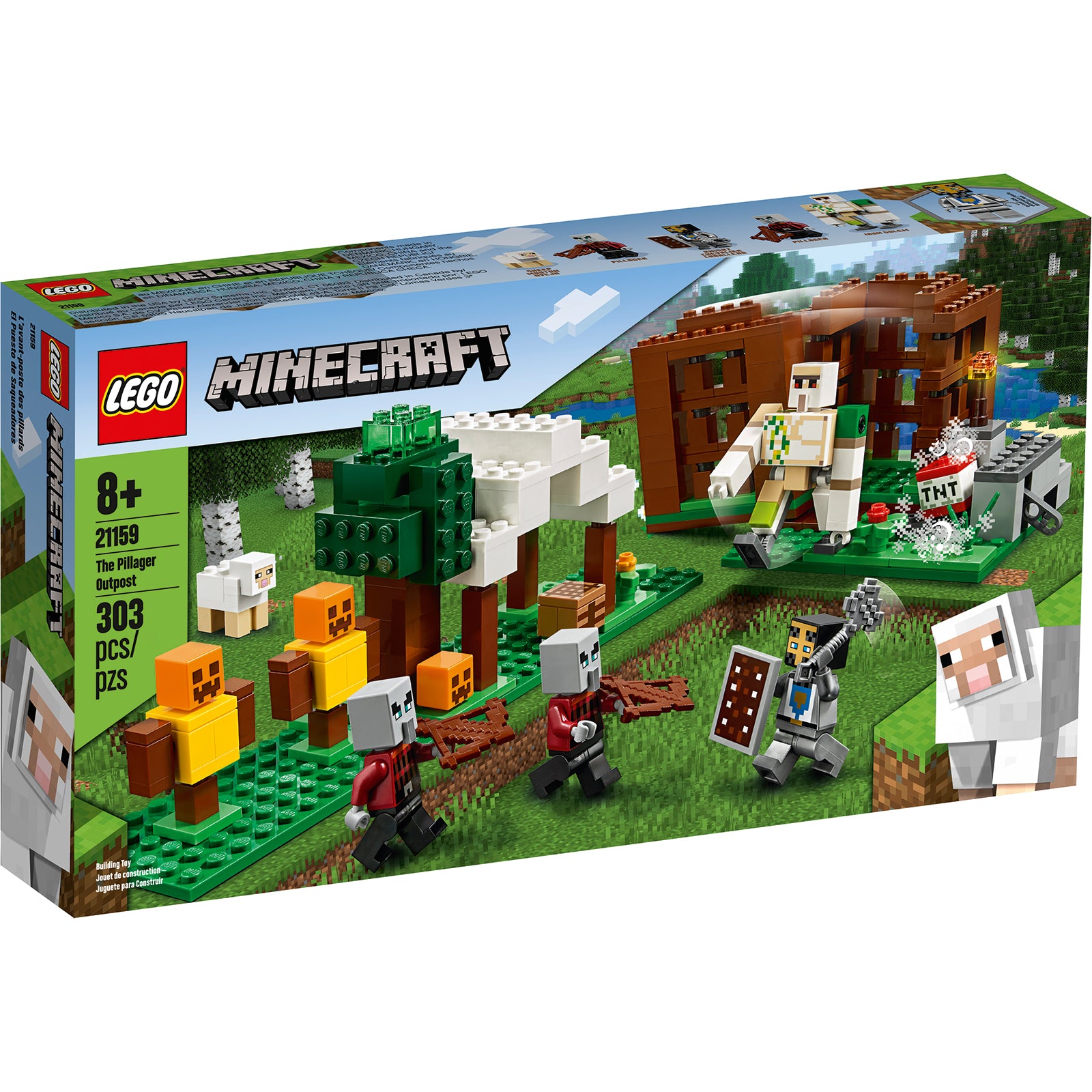 Retired Set 21159 Minecraft The Pillager Outpost