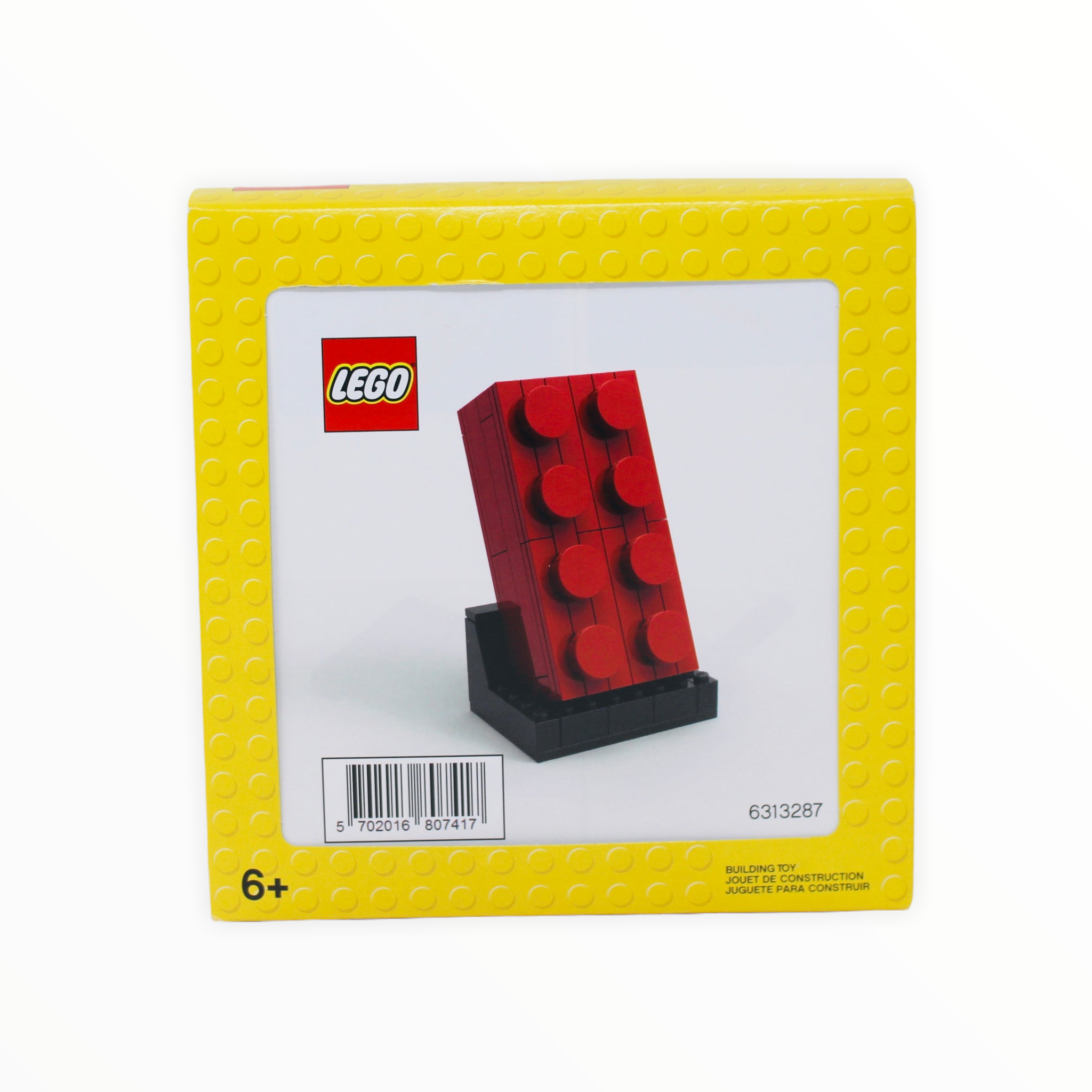 Retired Set 6313287 LEGO Buildable 2x4 Red Brick