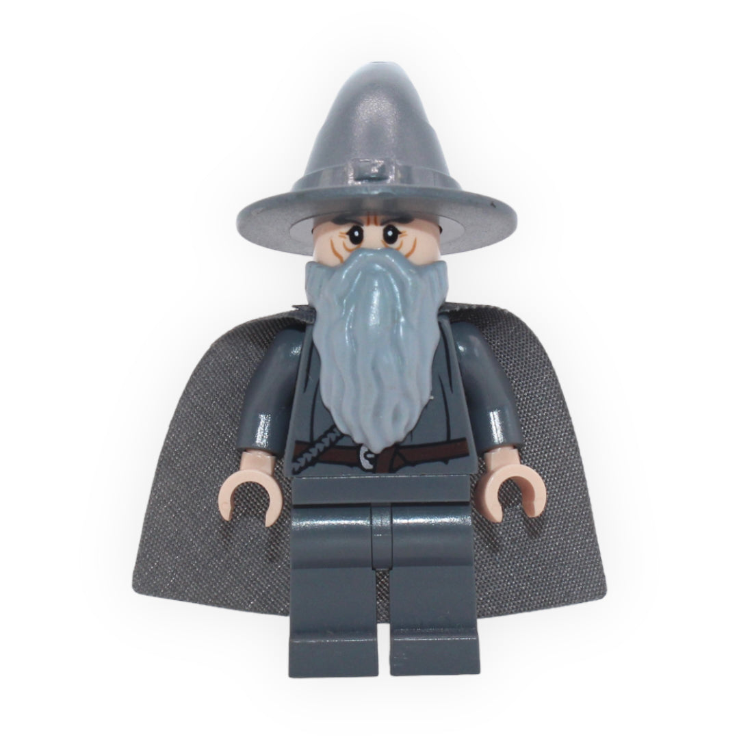 Gandalf the Grey (wizard hat, cape, long cheek lines, 2015)