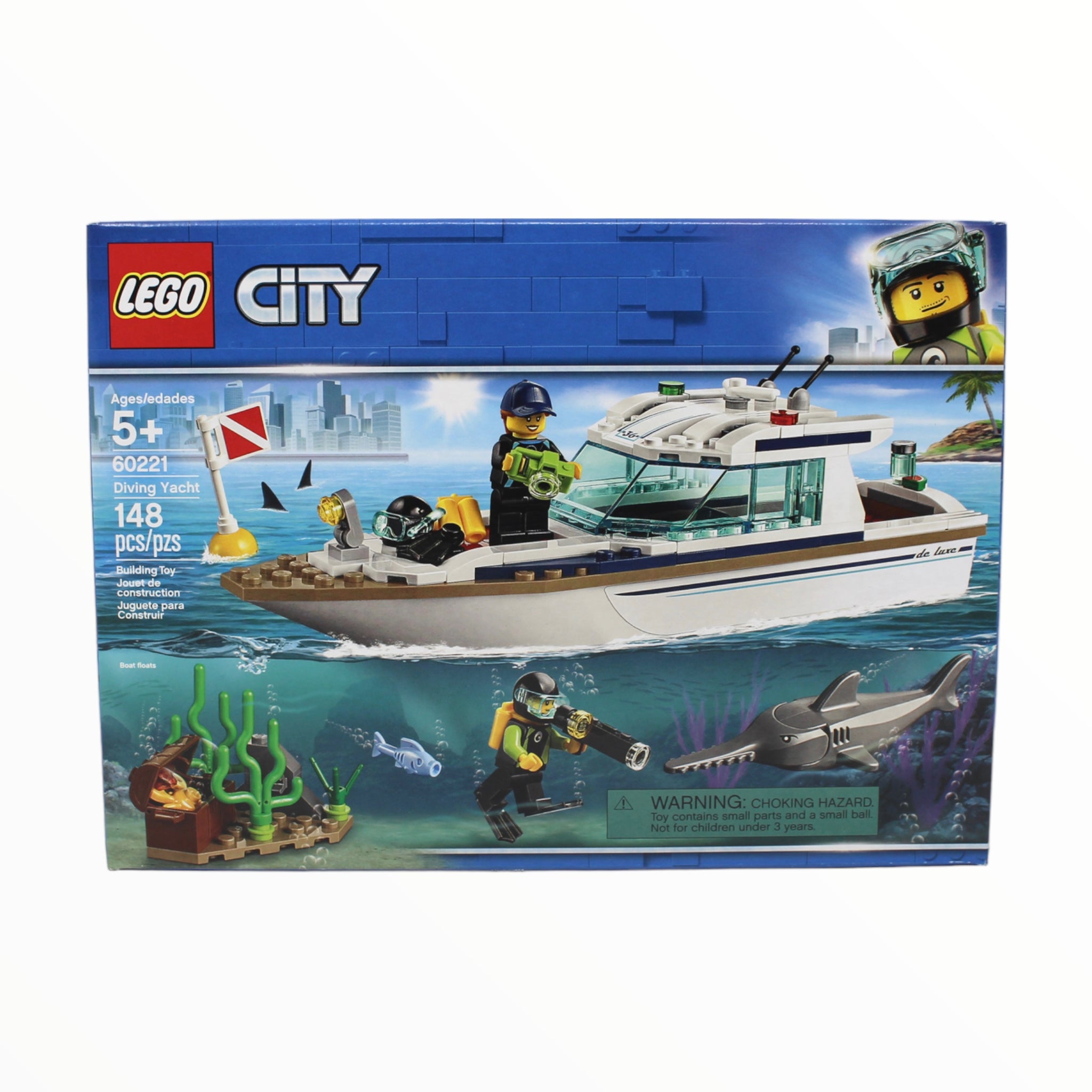 Retired Set 60221 City Diving Yacht