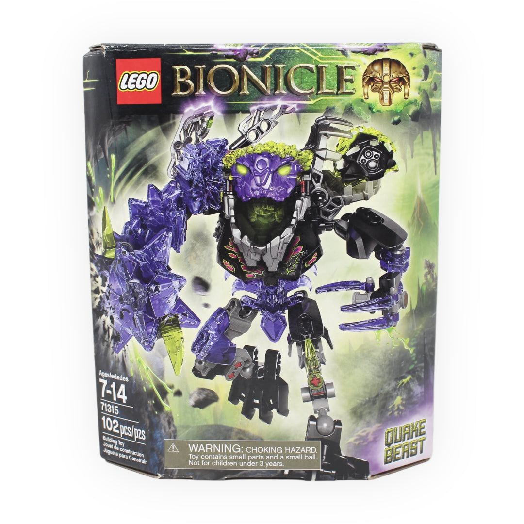 Certified Used Set 71315 Bionicle Quake Beast