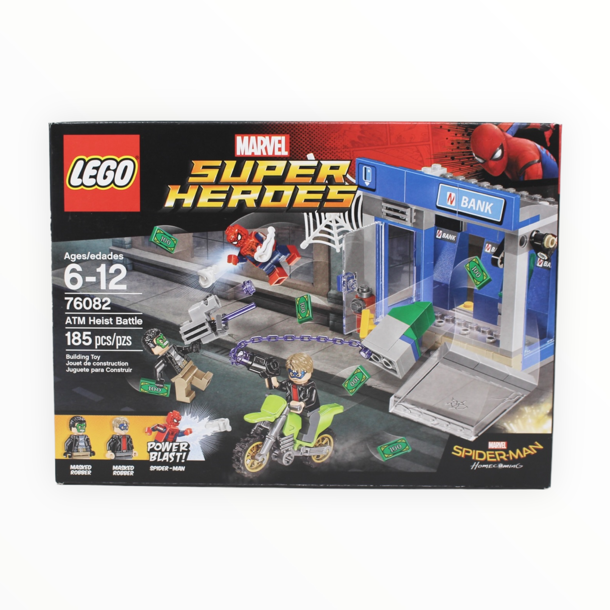 Retired Set 76082 Marvel Super Heroes ATM Heist Battle