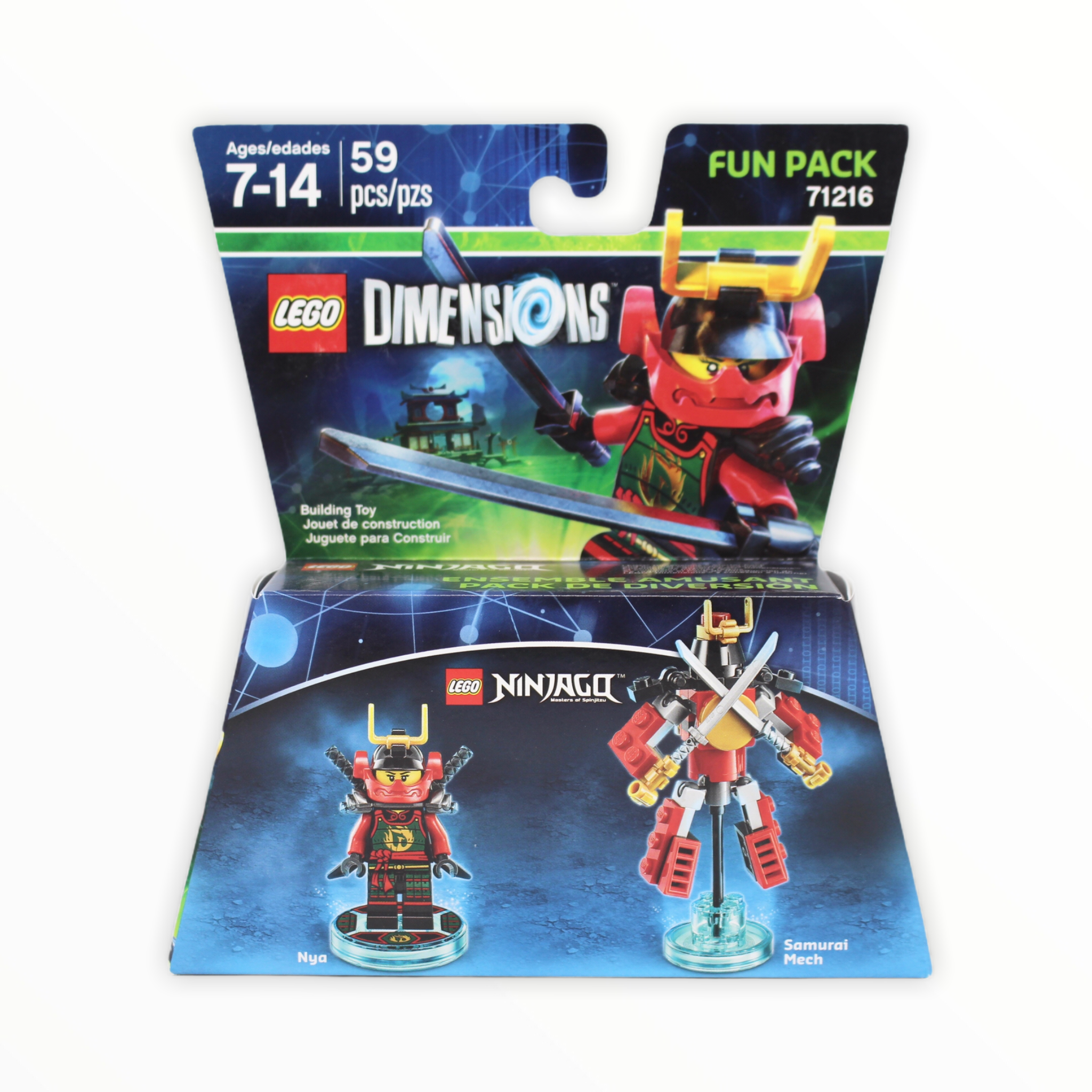 Retired Set 71216 Dimensions Fun Pack - Ninjago Nya and Samurai Mech