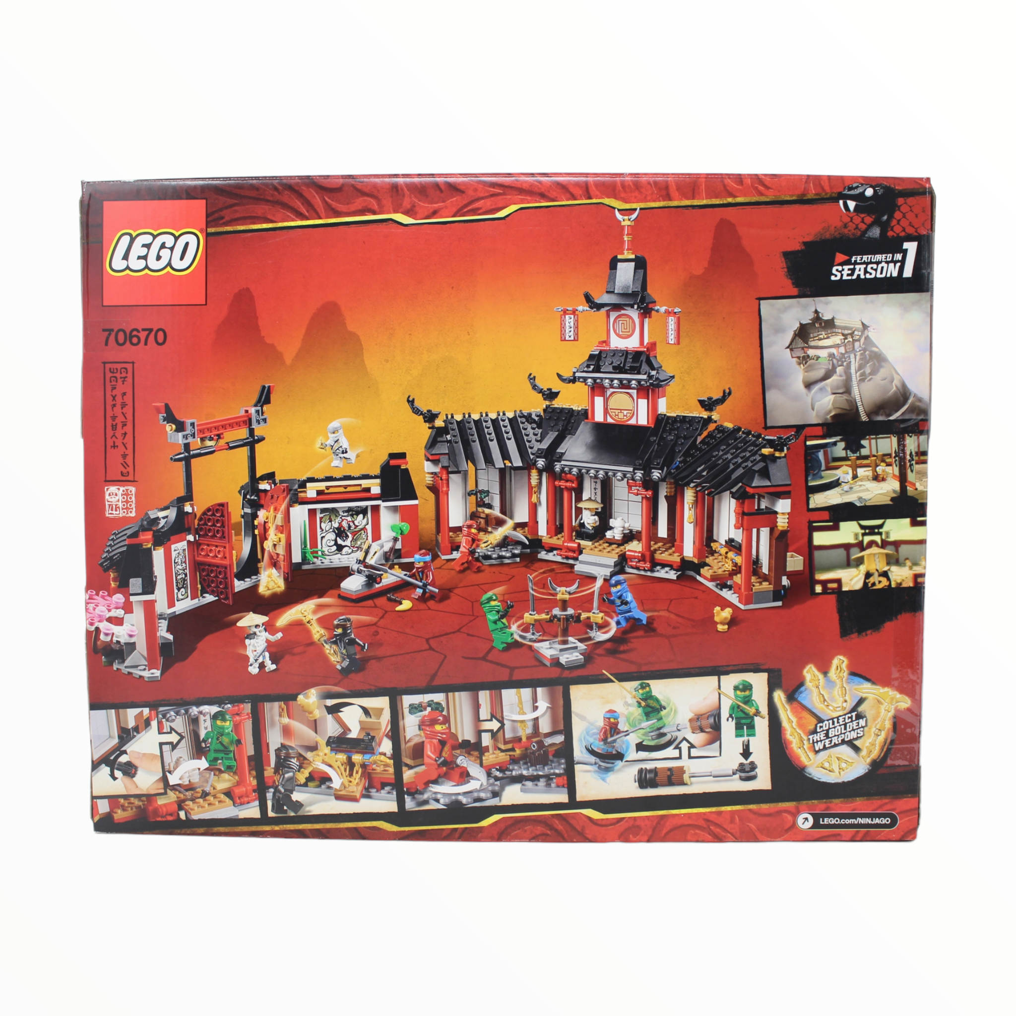 Lego ninjago shop monastery spinjitzu 70670