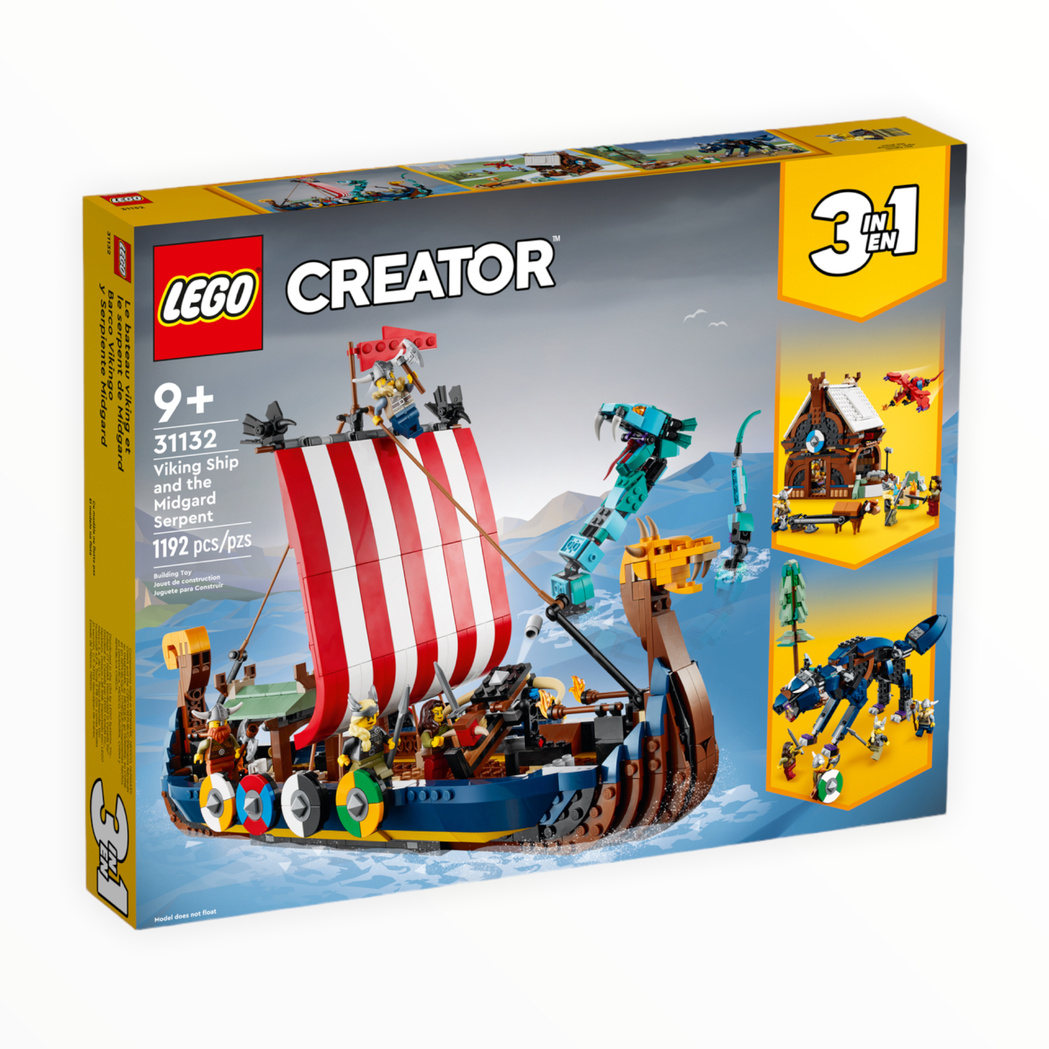 31132 Creator Viking Ship and the Midgard Serpent