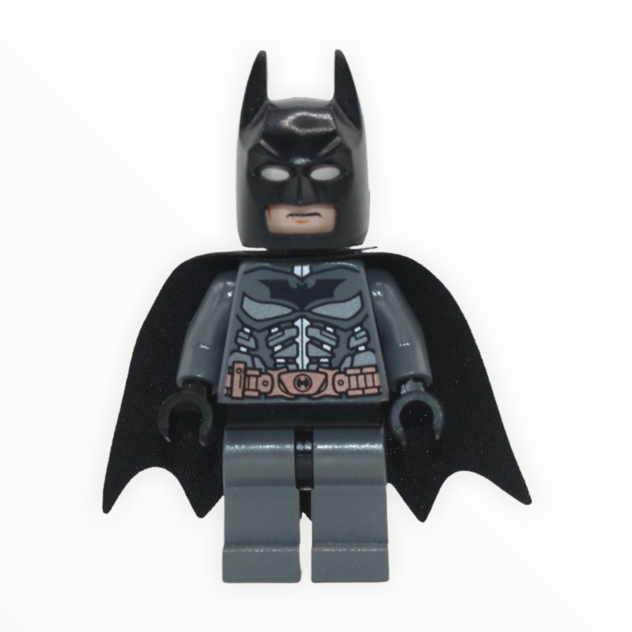 Batman (The Dark Knight Rises, dark bluish gray suit, copper belt, 2013)