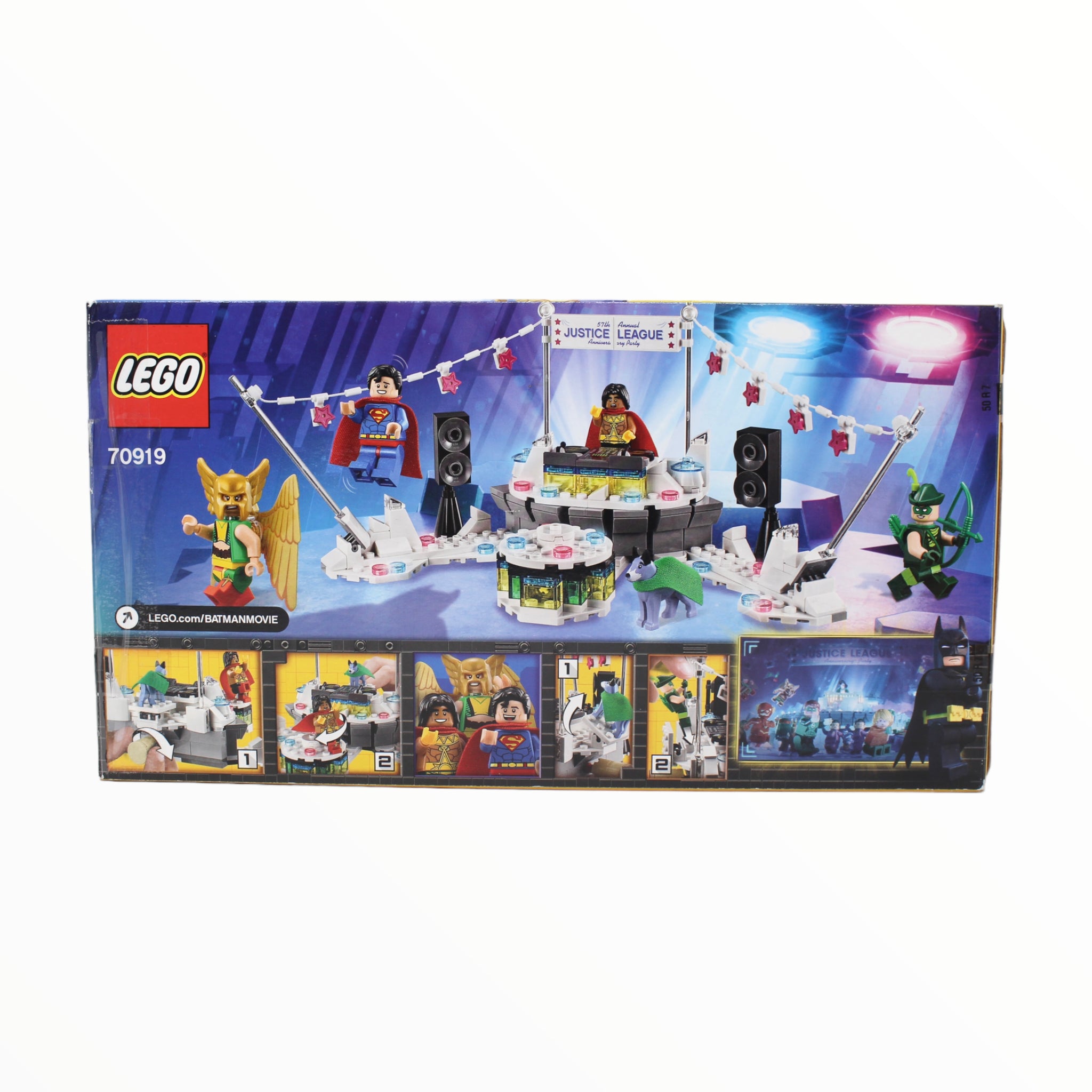 Certified Used Set 70919 The LEGO Batman Movie The Justice League Anniversary Party