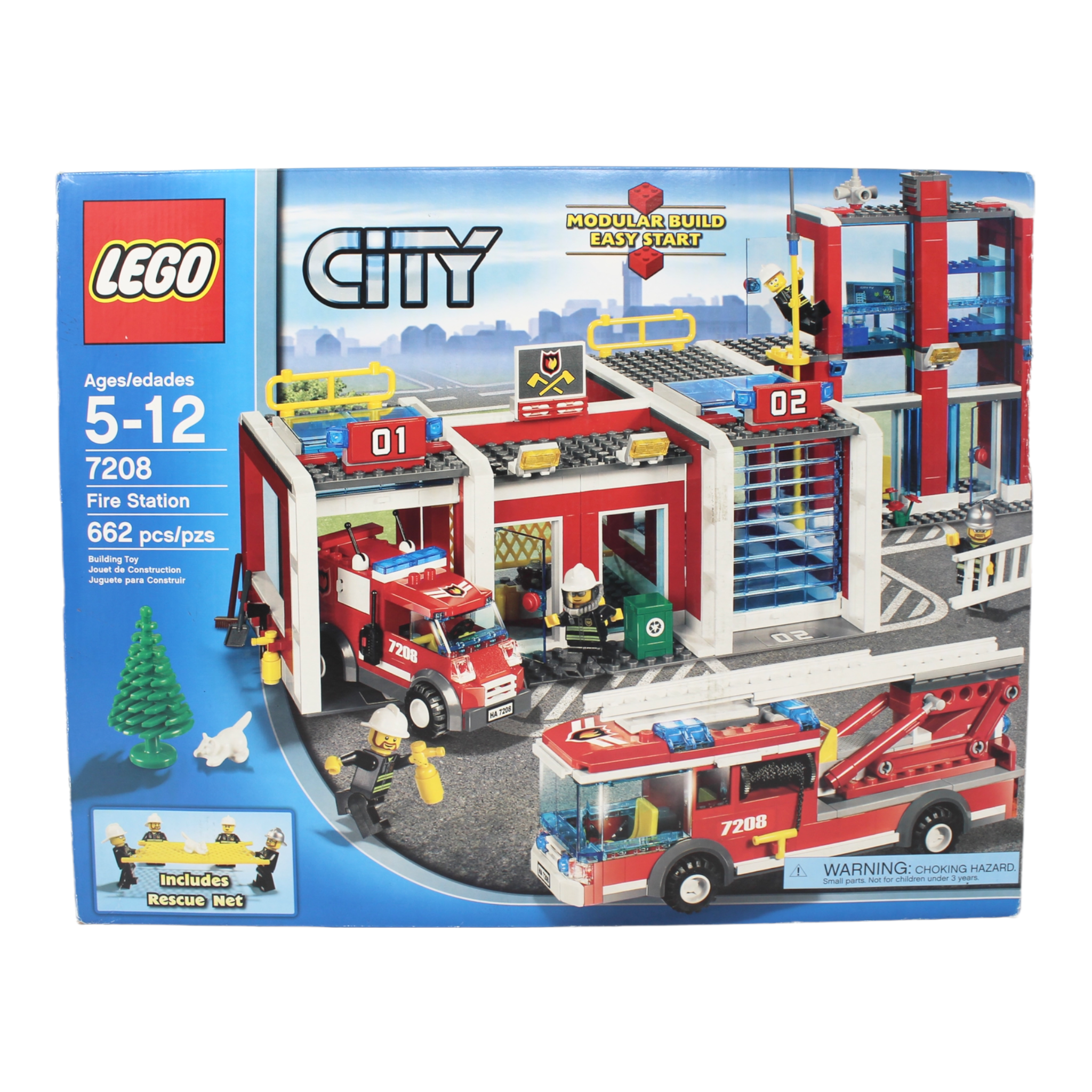 Certified Used Set 7208 City Fire Station