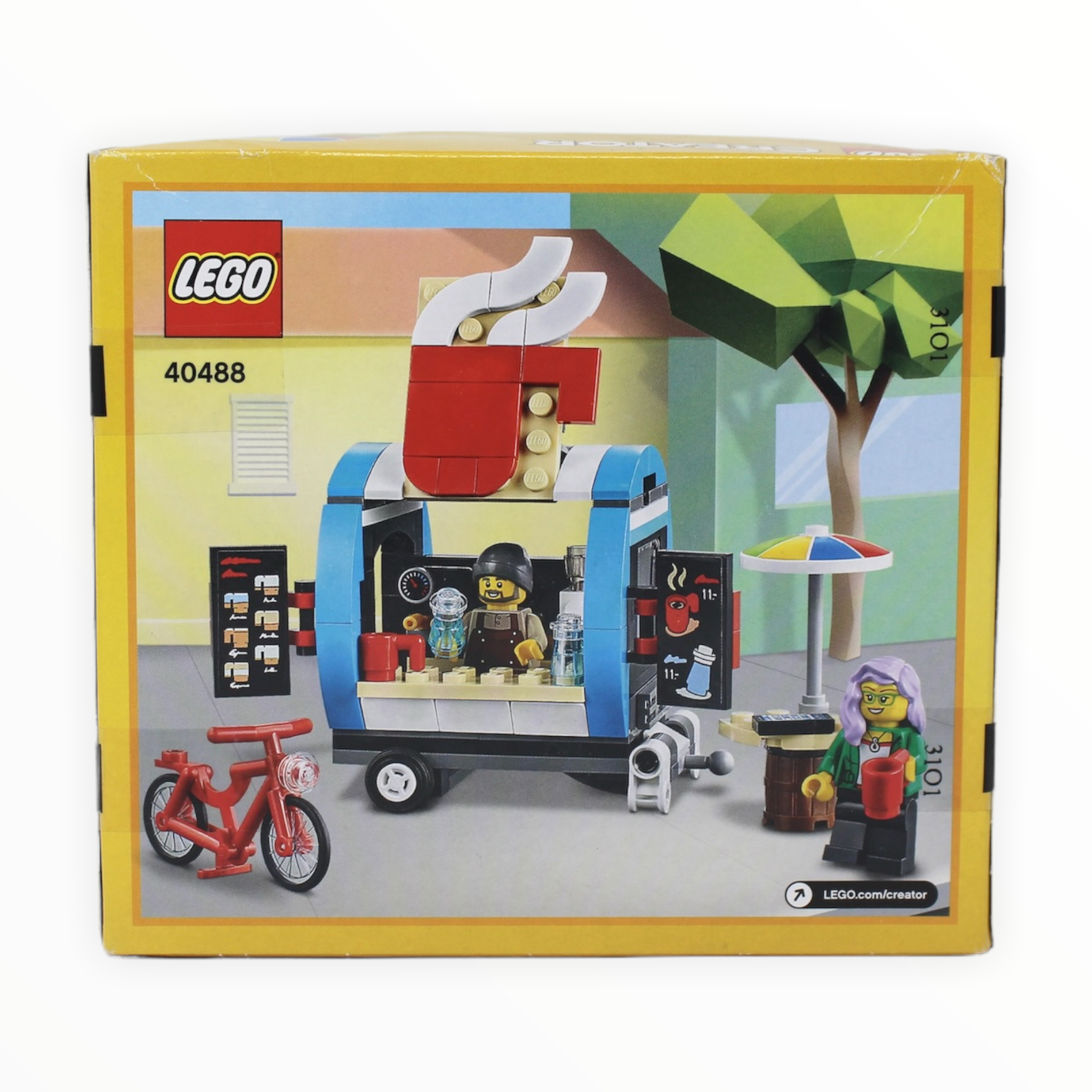 Retired Set 40488 Creator Coffee Cart