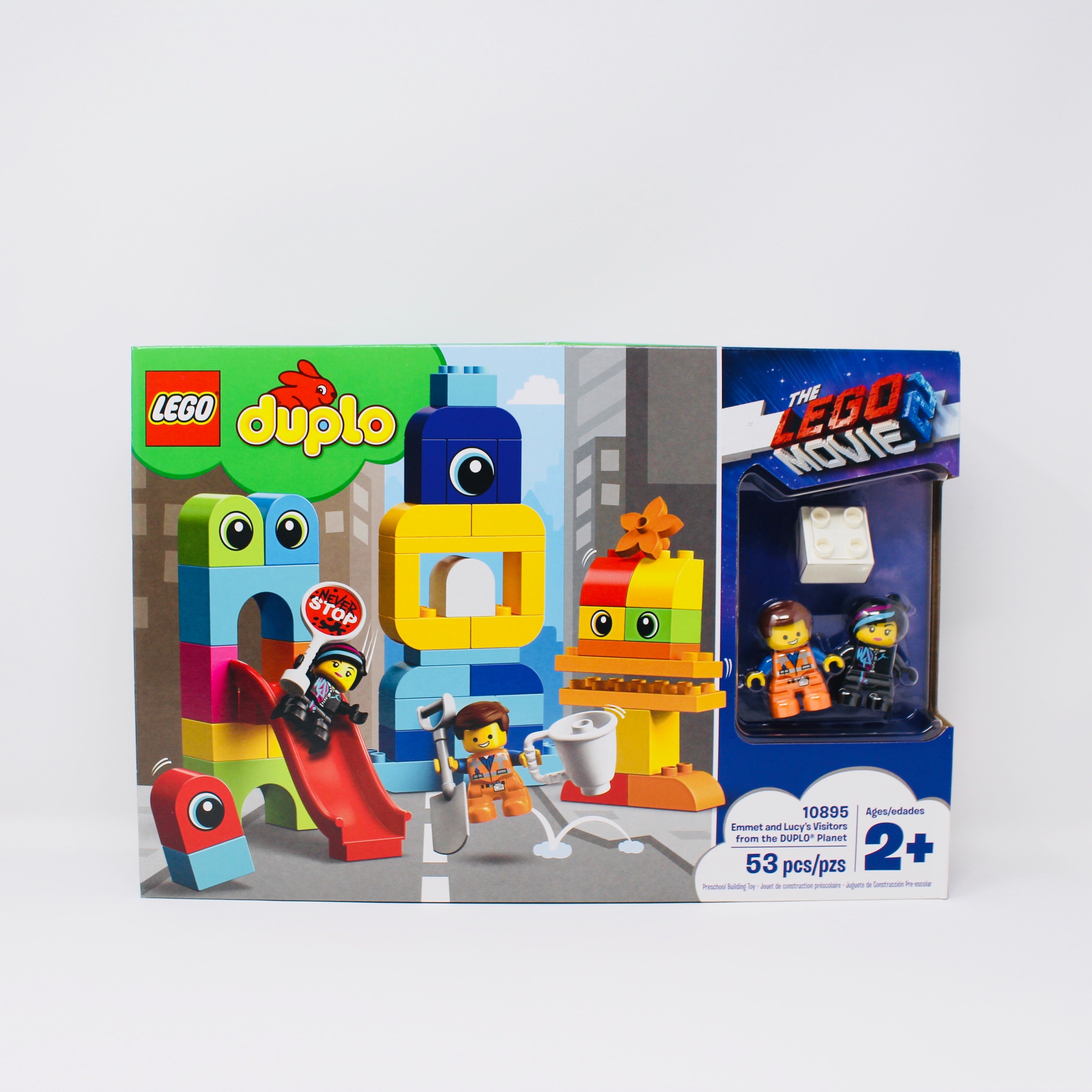 Retired Set 10895 LEGO Movie 2 Emmet and Lucys Visitors from the DUPLO Planet