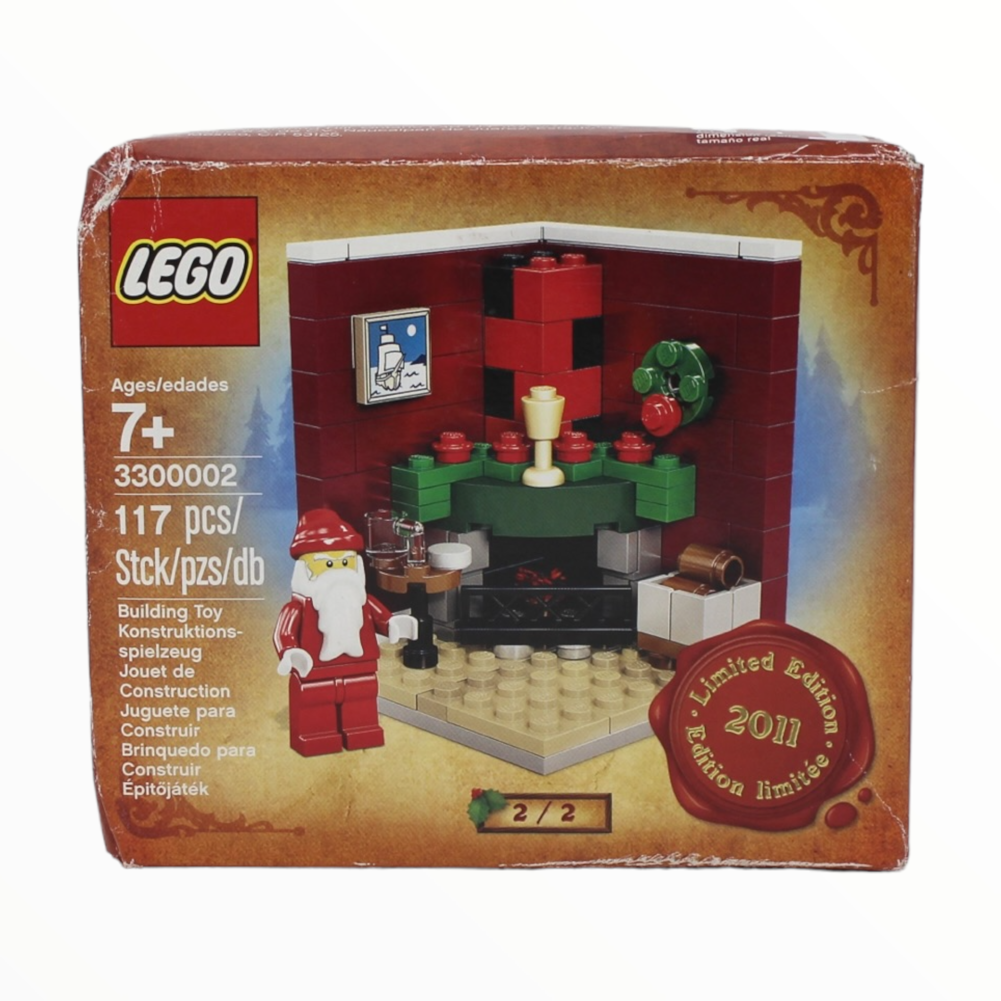 Retired Set 3300002 LEGO Fire Place Scene Limited Edition 2011 Holiday Set (2 of 2)
