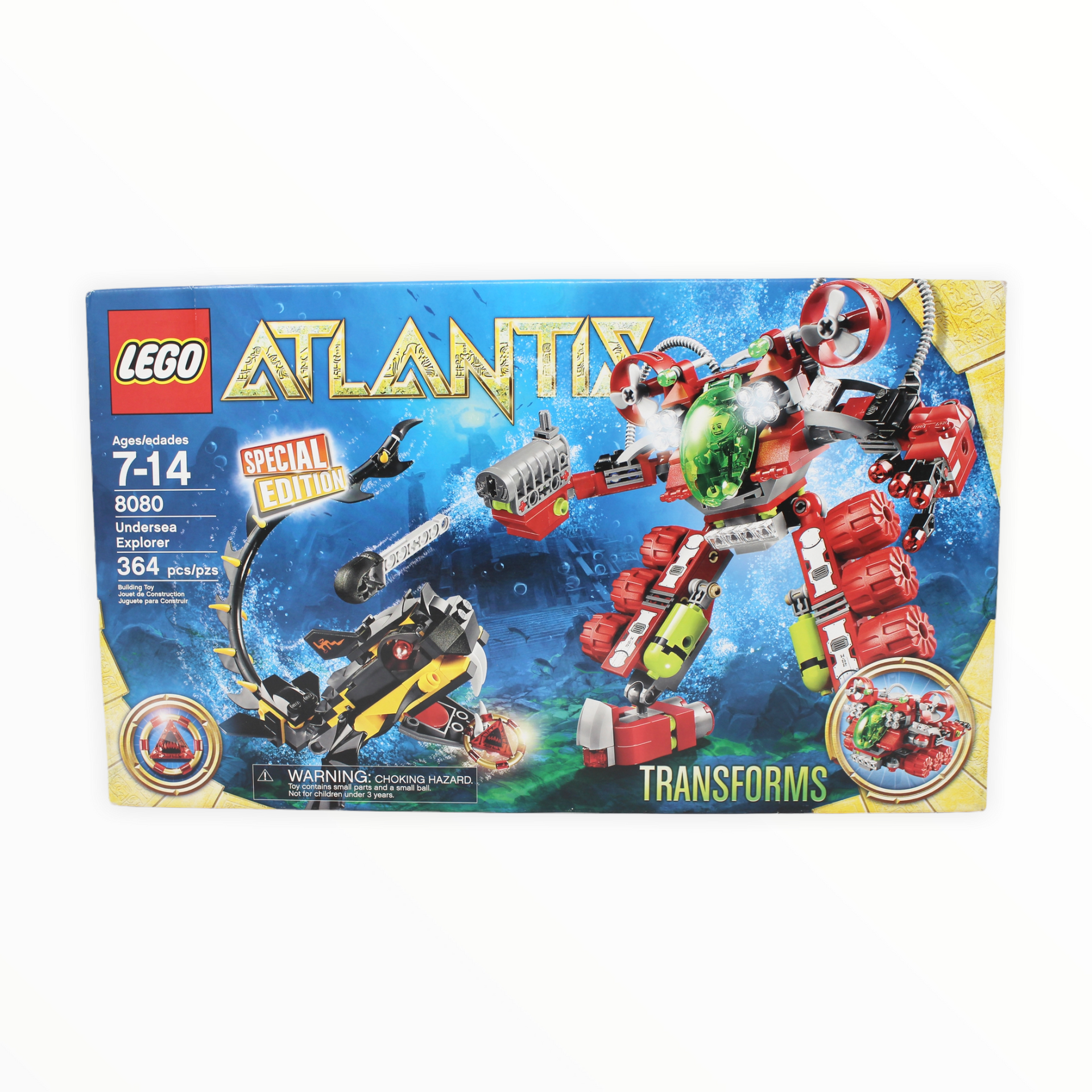 Retired Set 8080 Atlantis Undersea Explorer