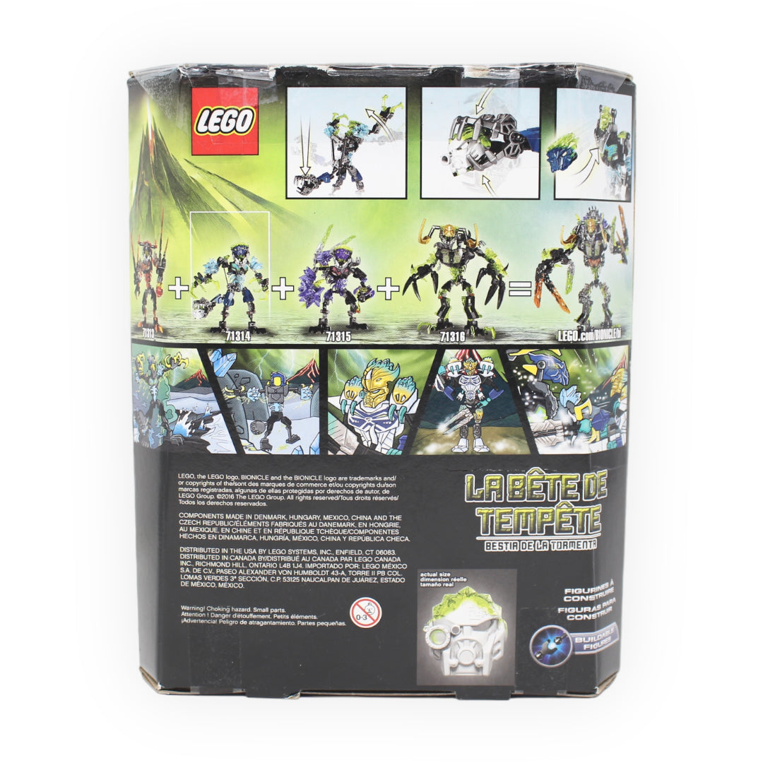 Certified Used Set 71314 Bionicle Storm Beast