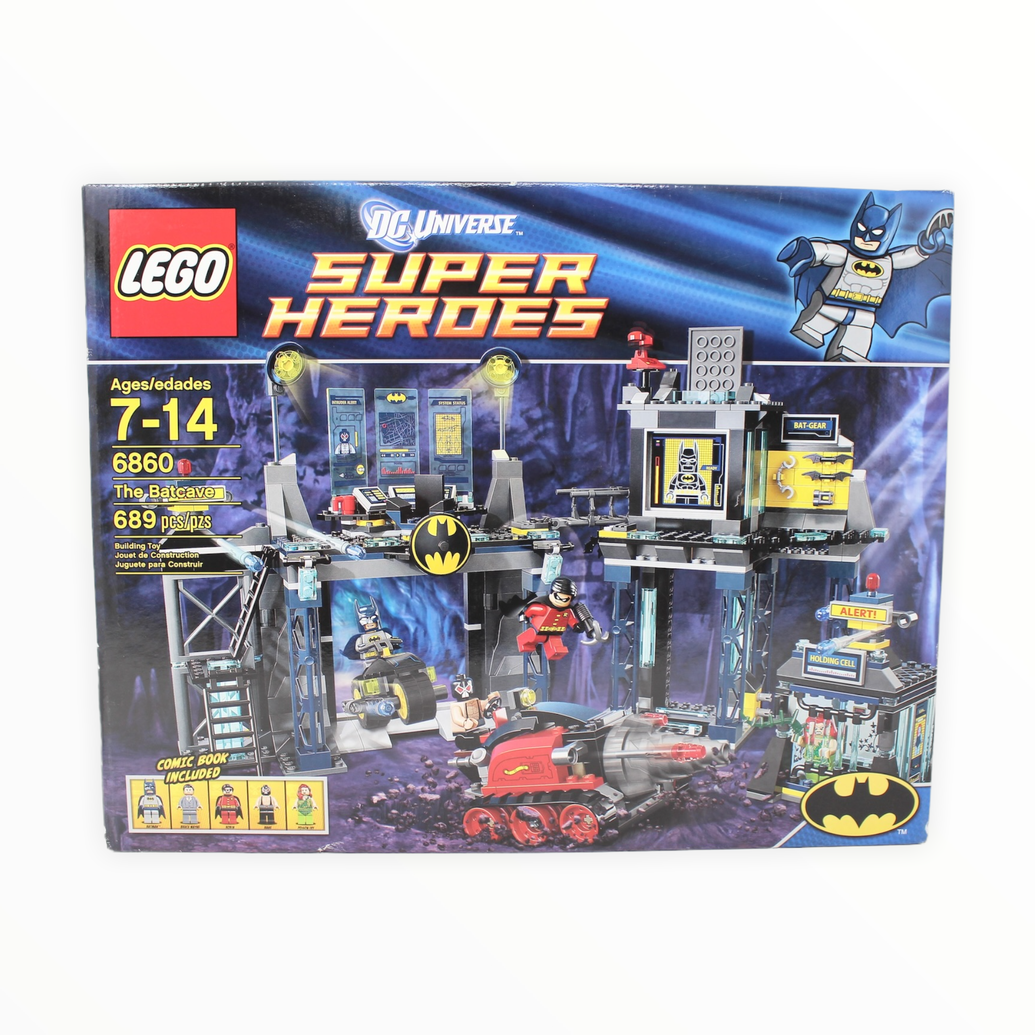 Retired Set 6860 DC Super Heroes The Batcave