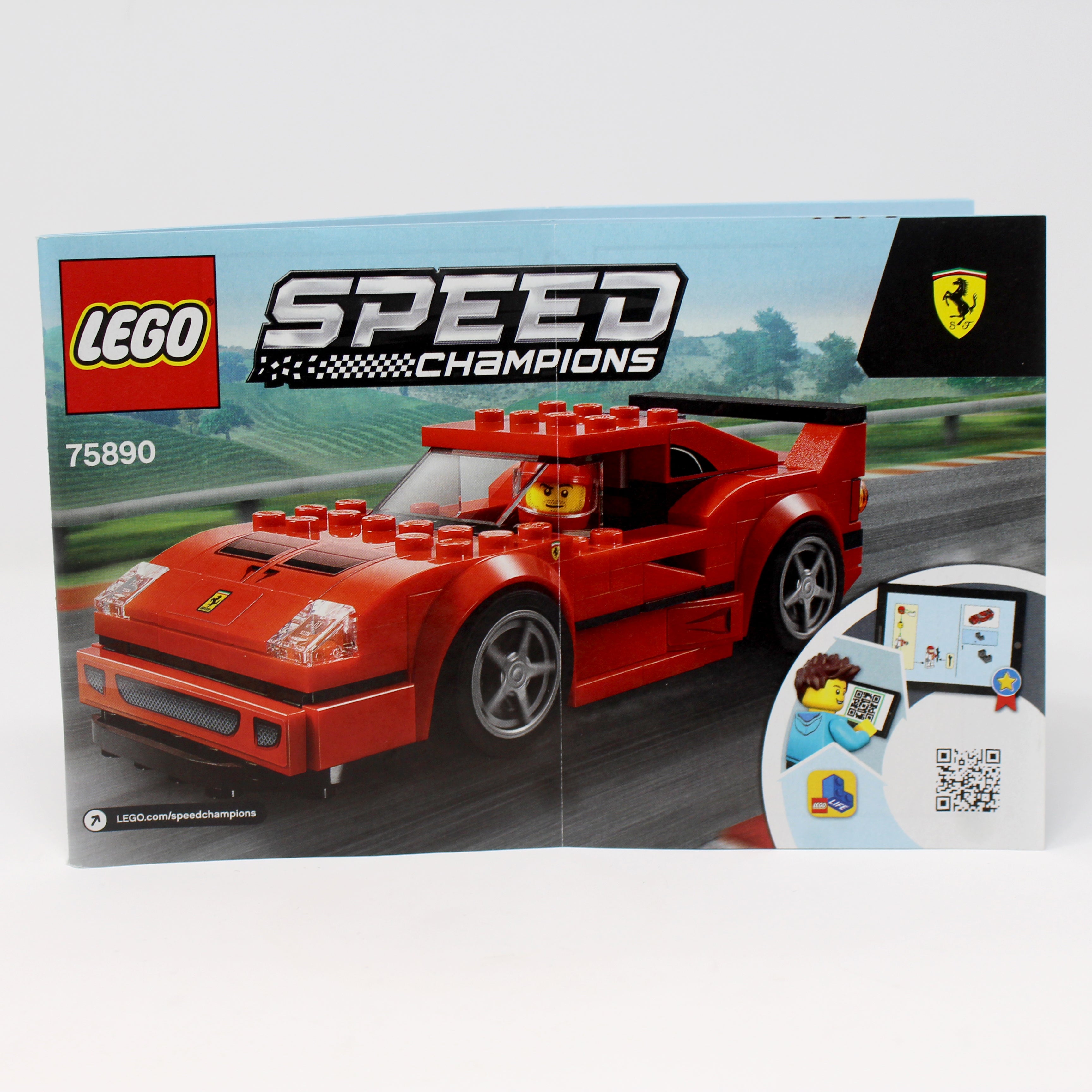 Used Set 75890 Speed Champions Ferrari F40 Competizione