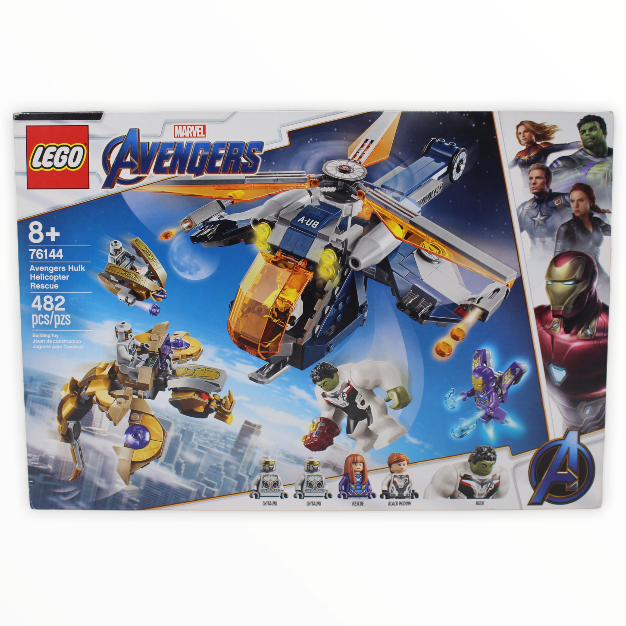 Retired Set 76144 Marvel Avengers Hulk Helicopter Rescue