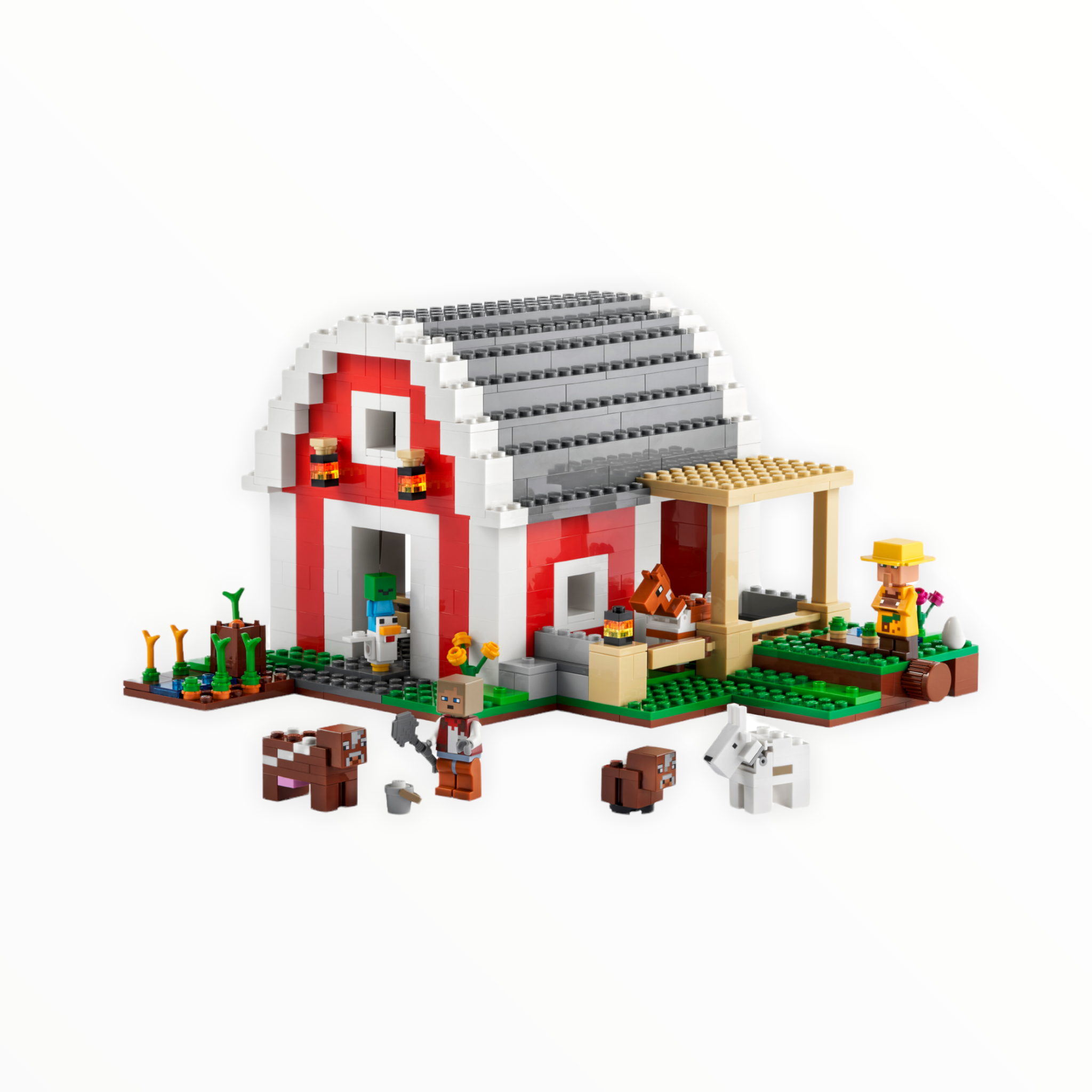 21187 Minecraft The Red Barn