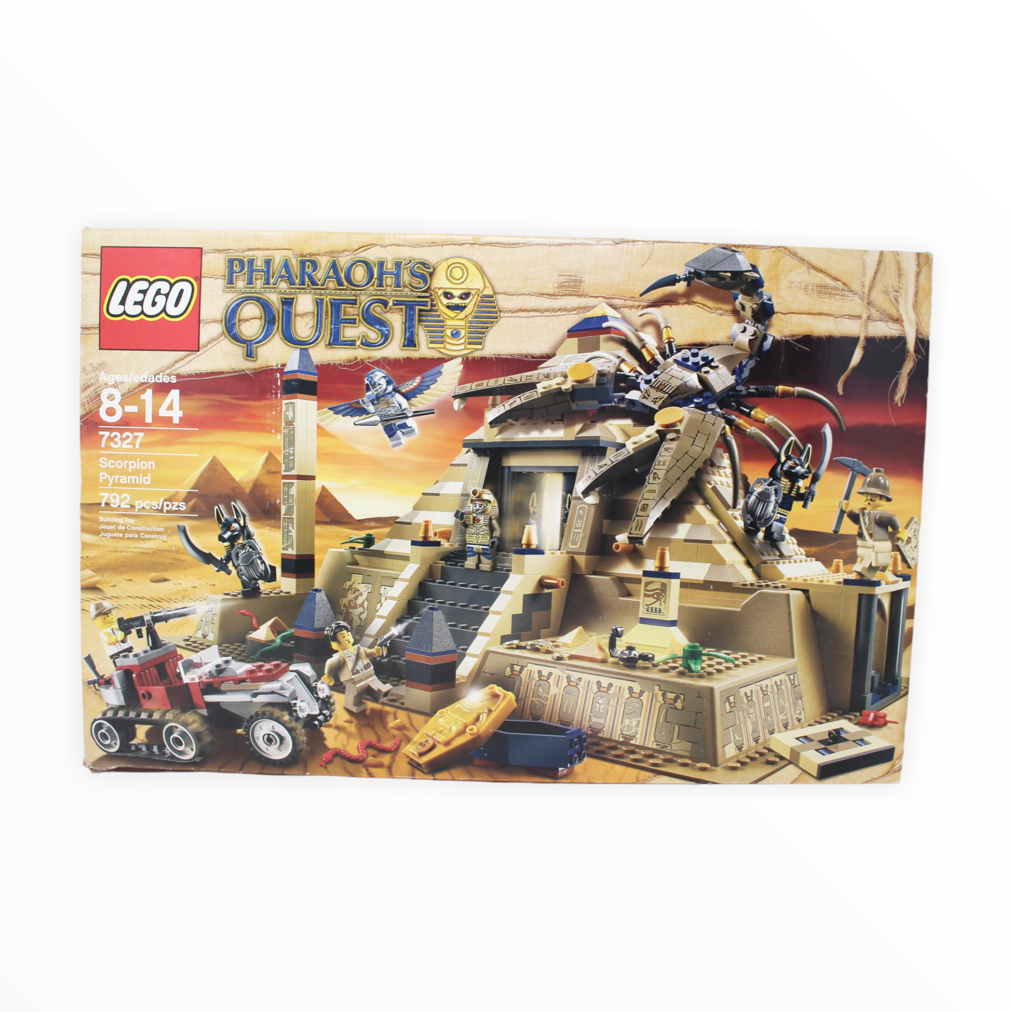Certified Used Set 7327 Pharaoh’s Quest Scorpion Pyramid