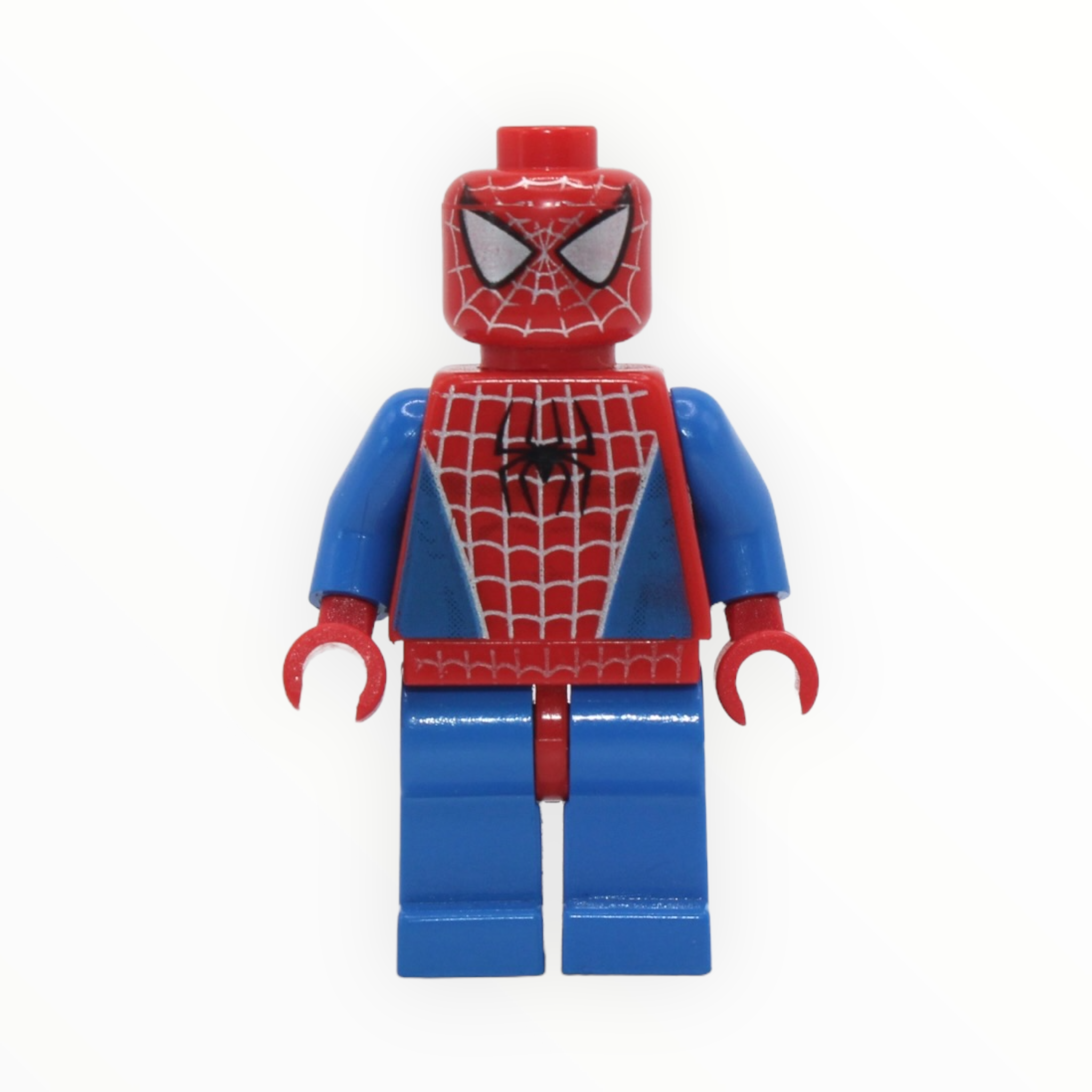 Spider-Man (silver webbing, blue arms and legs, 2003)