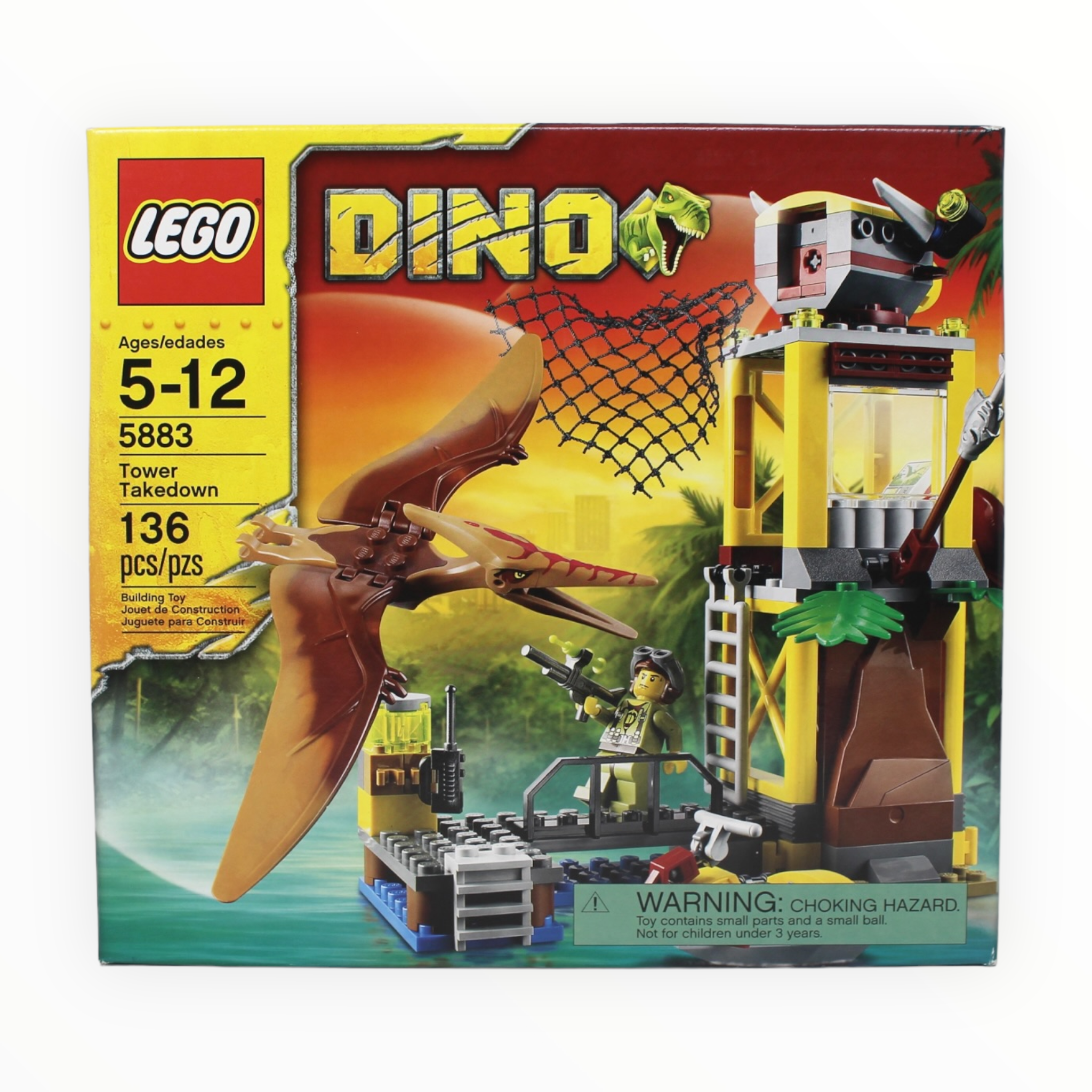 Retired Set 5883 Dino Tower Takedown