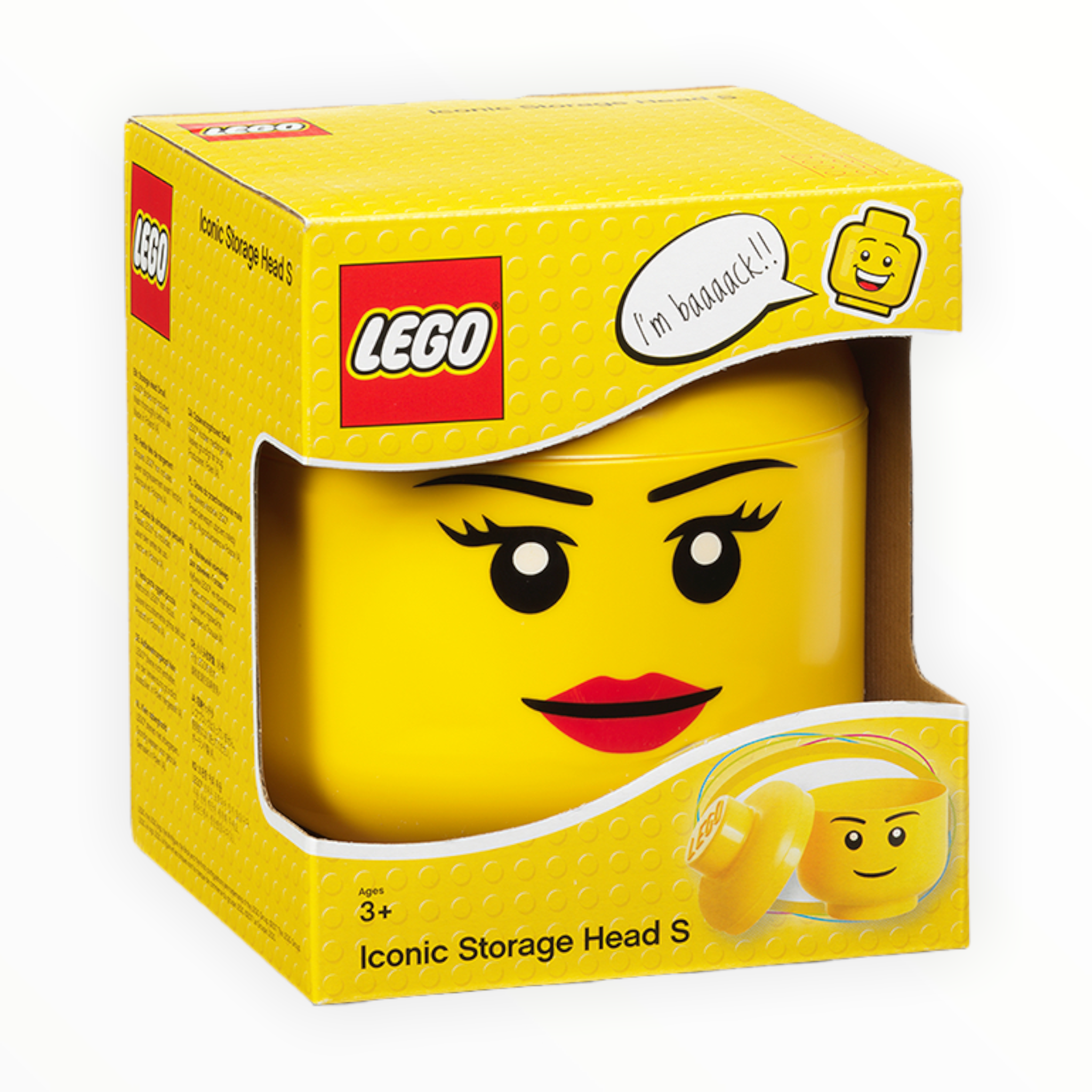 Small LEGO Girl Storage Head