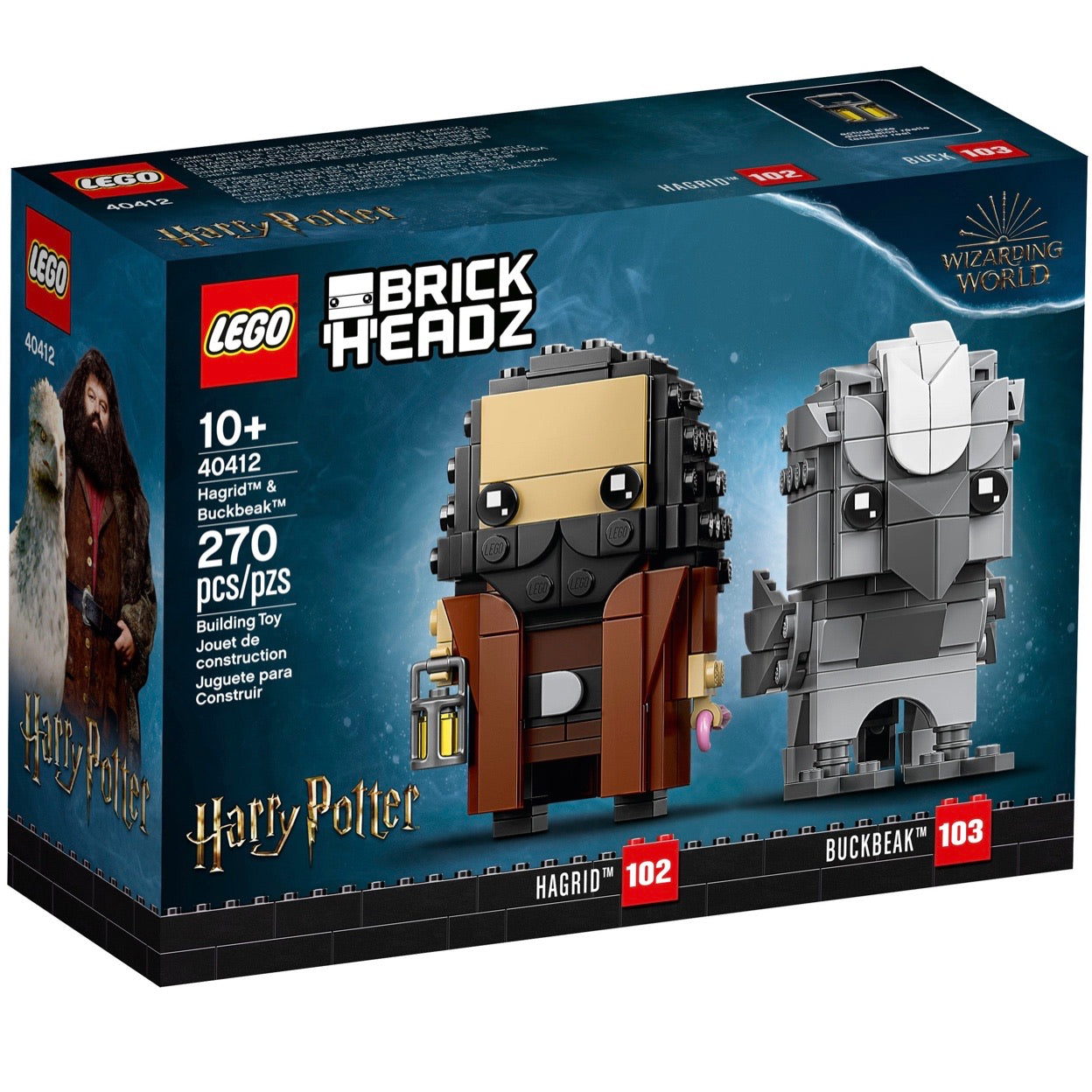 Retired Set 40412 Harry Potter BrickHeadz Hagrid and Buckbeak