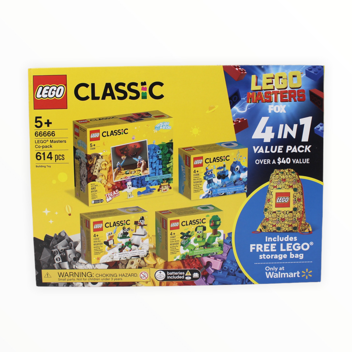 Retired Set 66666 Classic LEGO Masters Co-pack (sets 11006, 11007, 110