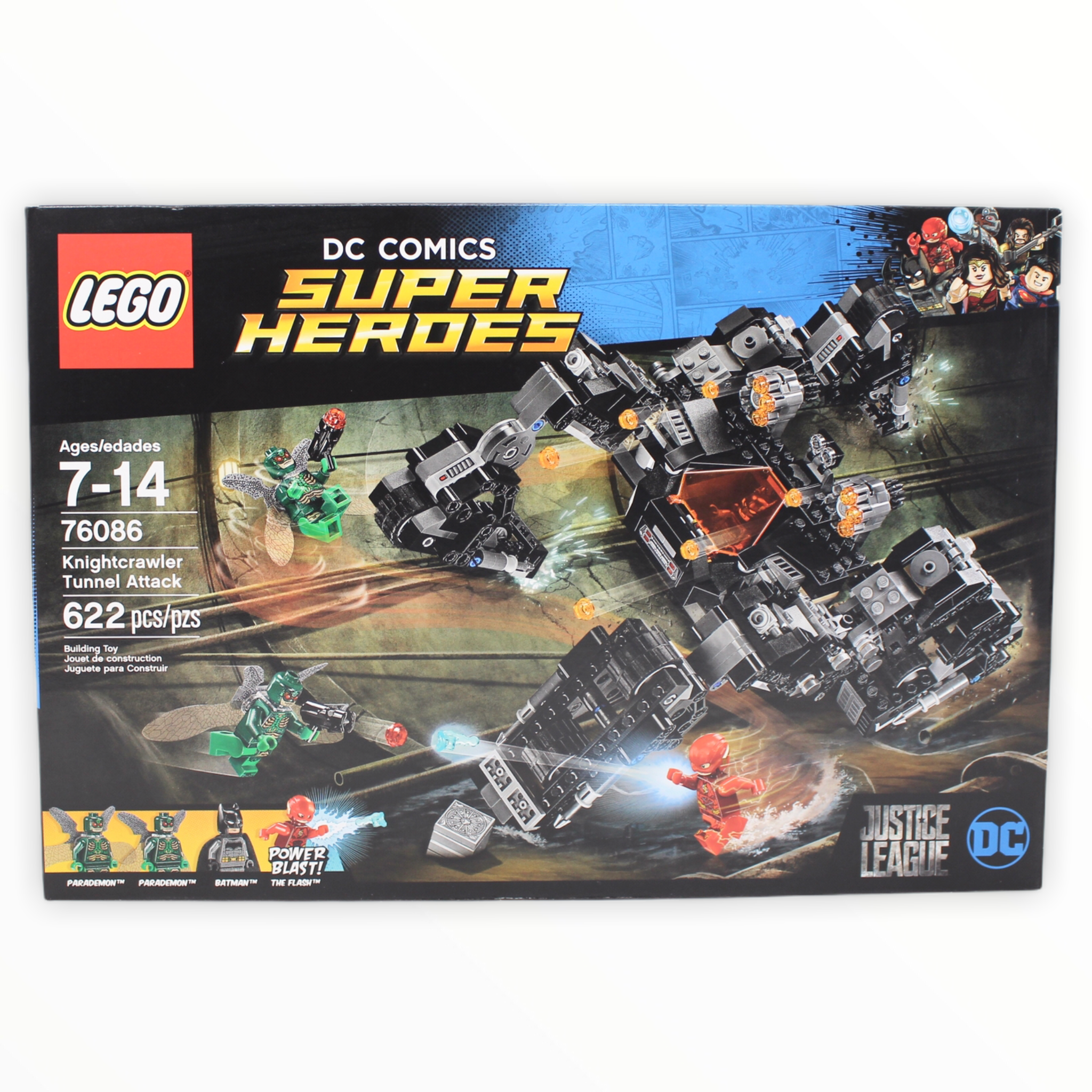 Retired Set 76086 DC Super Heroes Knightcrawler Tunnel Attack