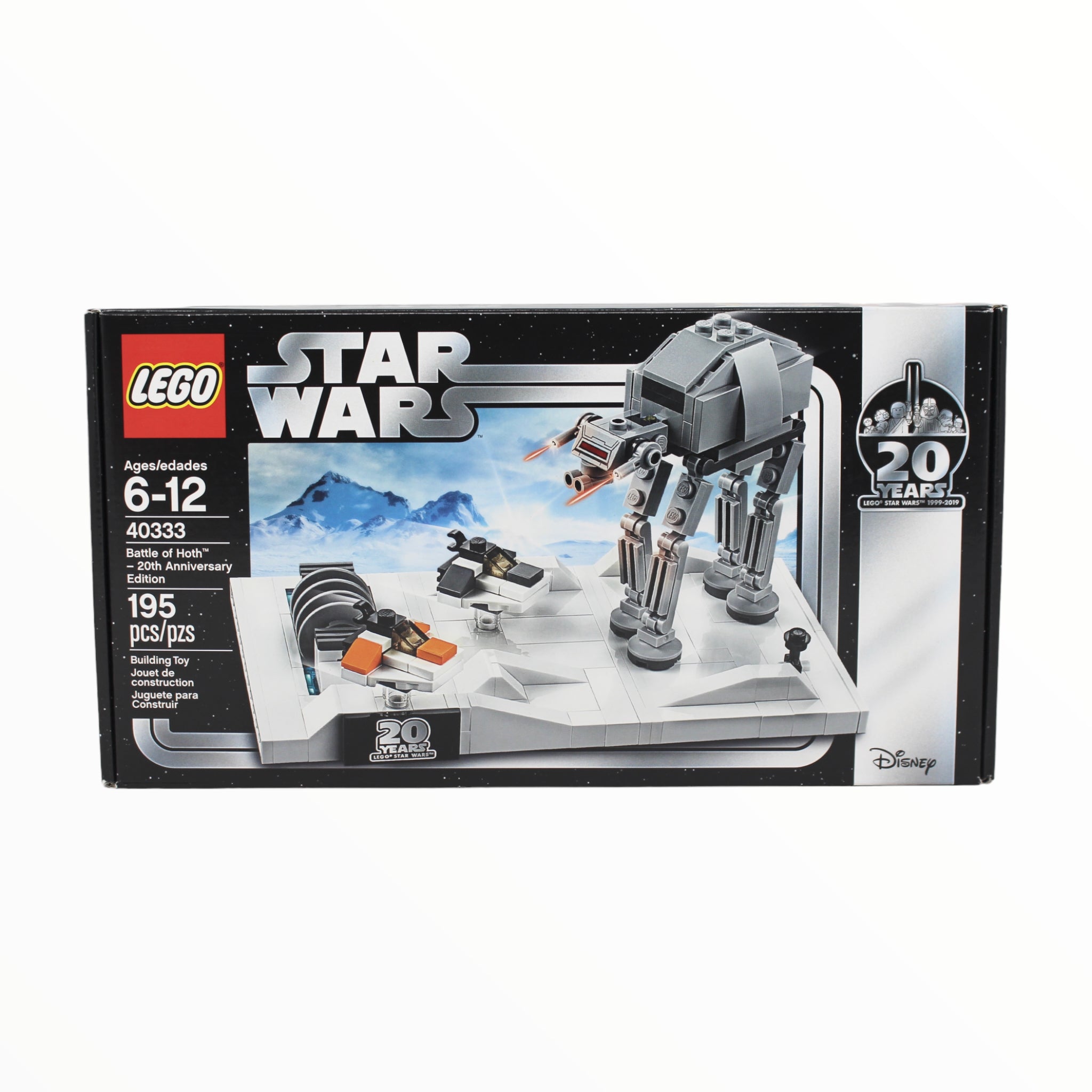 Certified Used Set 40333 Star Wars Battle of Hoth - 20th Anniversary Edition