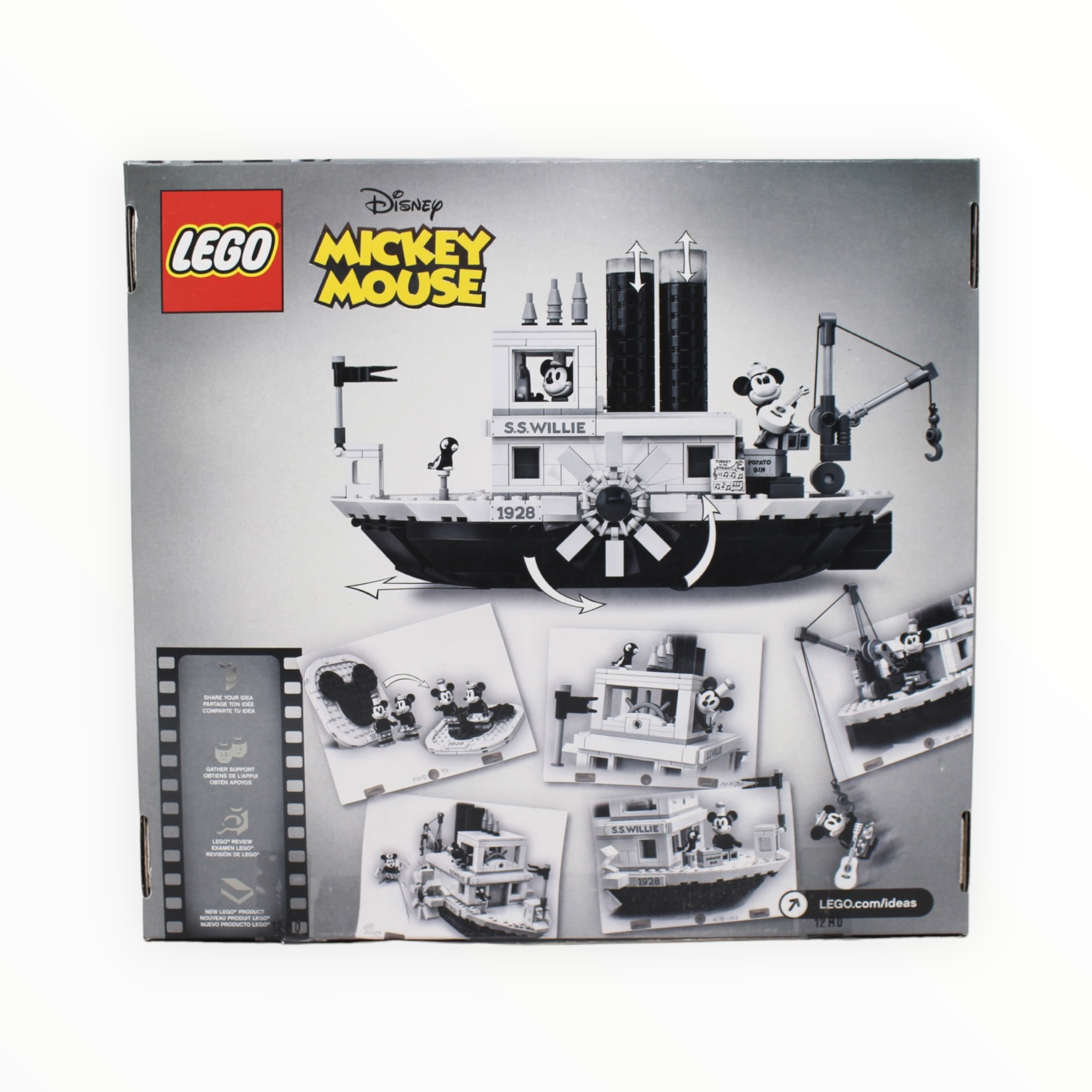Certified Used Set 21317 LEGO Ideas Steamboat Willie