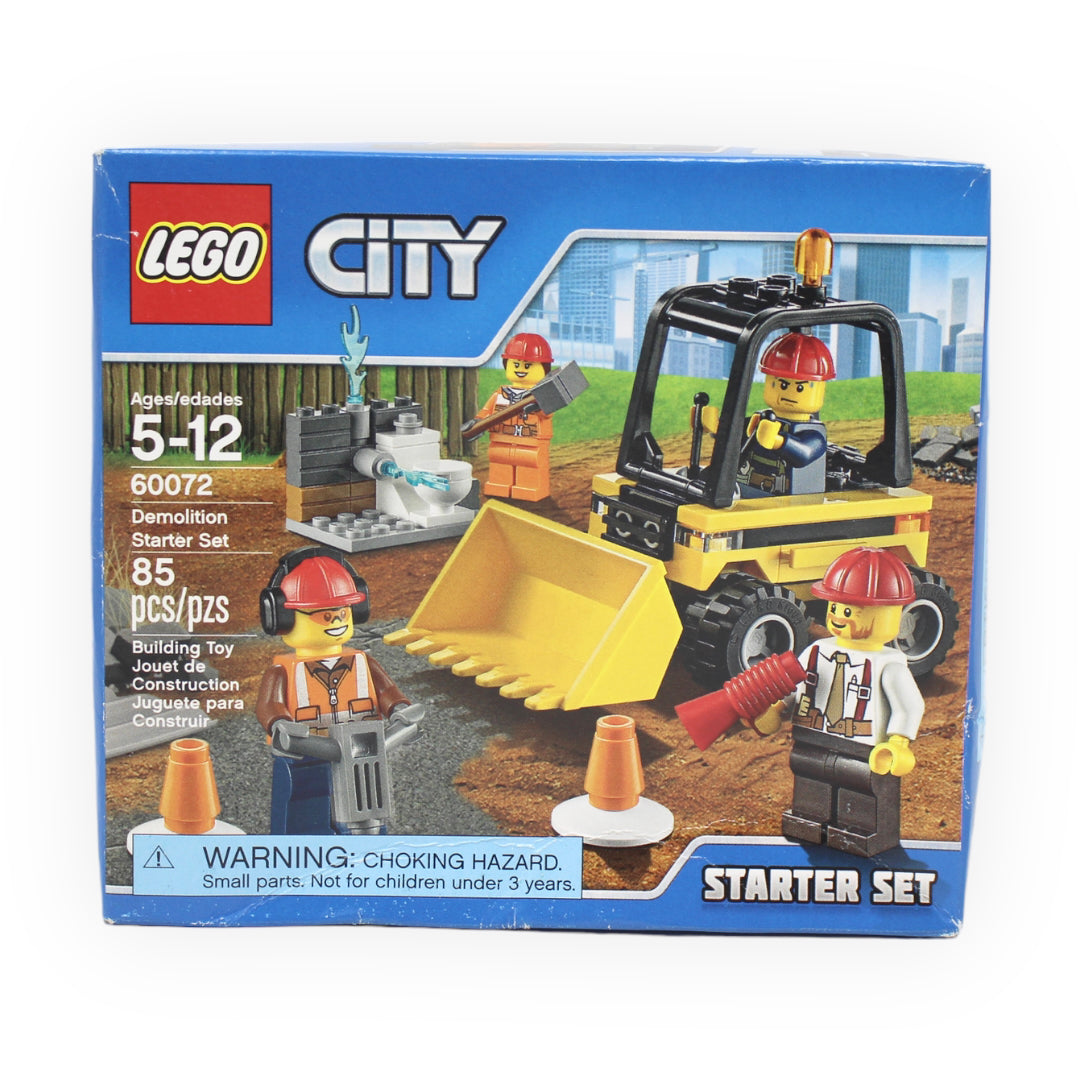 Retired Set 60072 City Demolition Starter Set