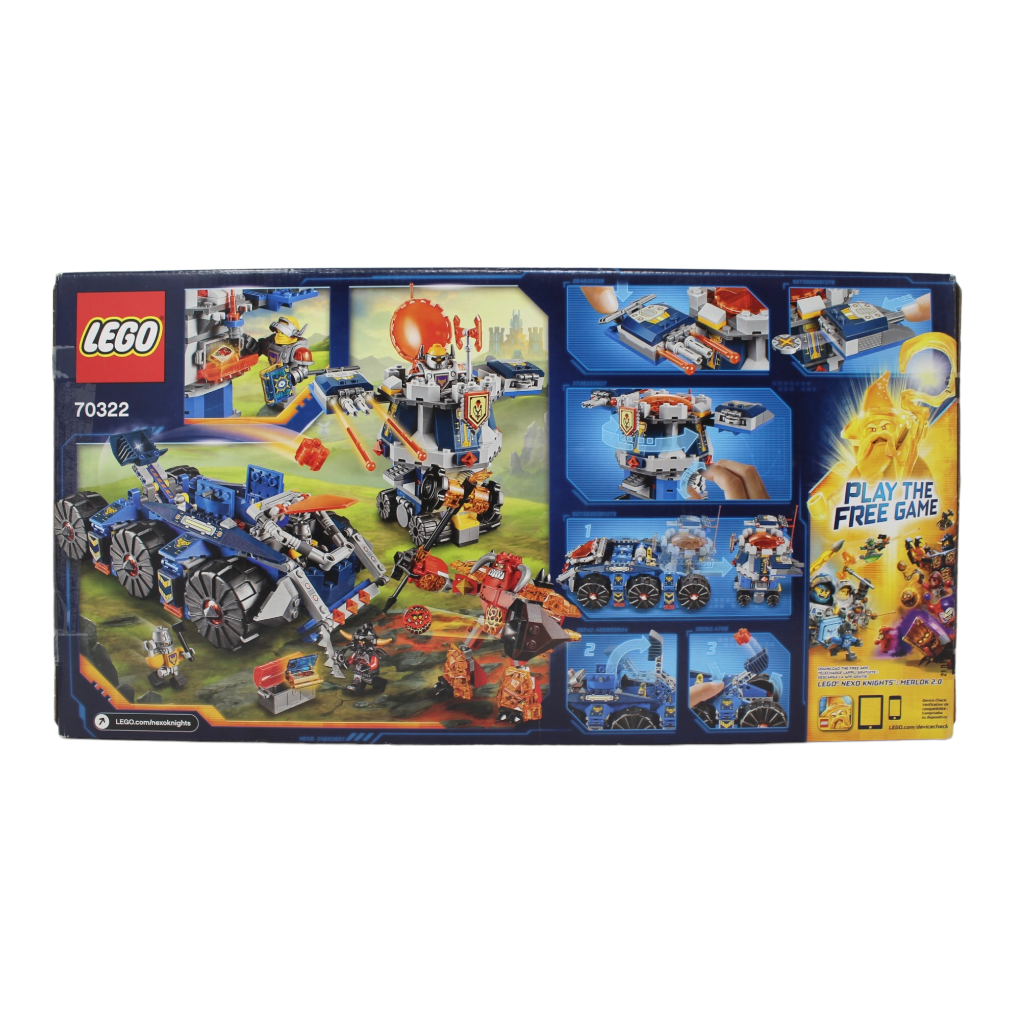 Certified Used Set 70322 Nexo Knights Axl’s Tower Carrier
