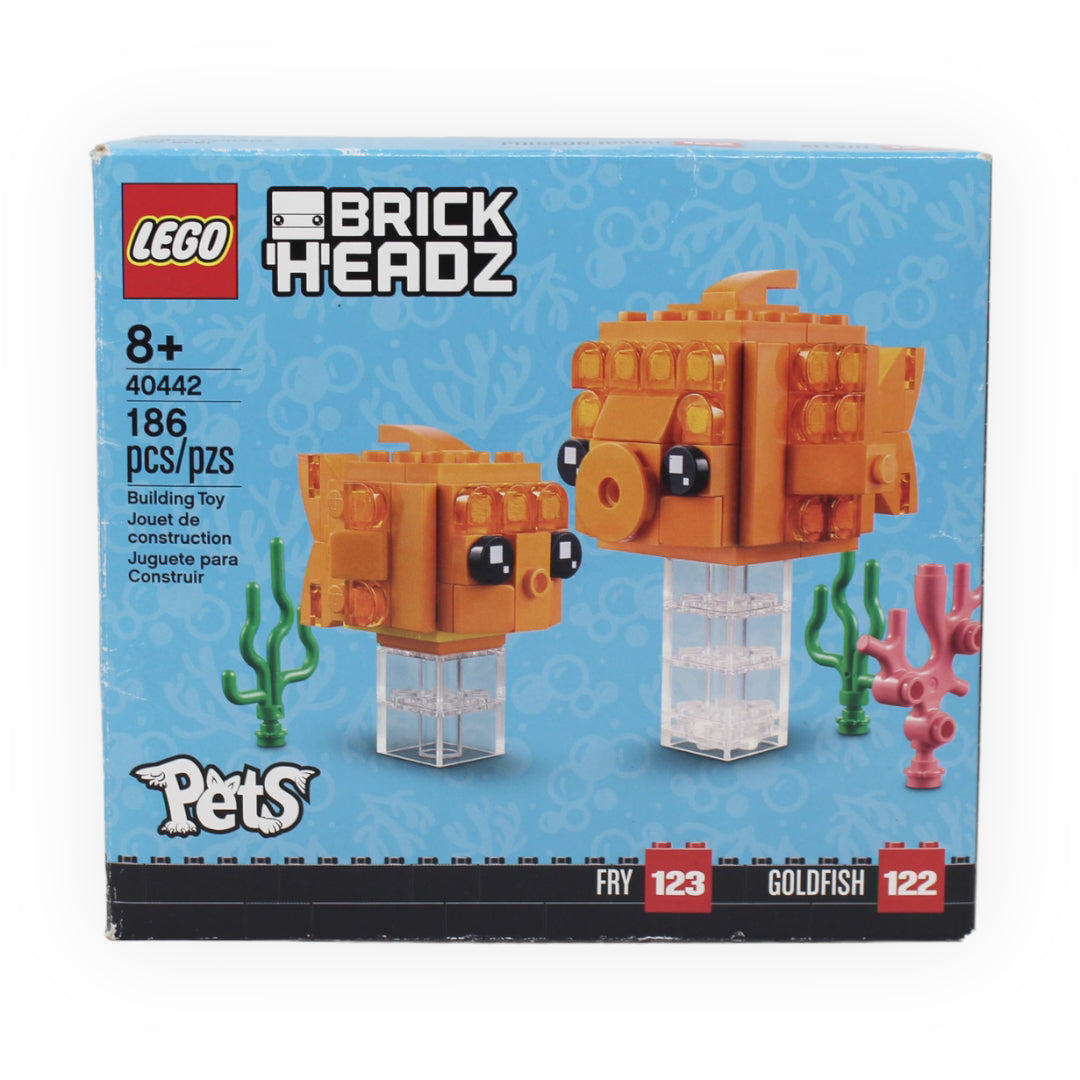 Certified Used Set 40442 BrickHeadz Goldfish & Fry