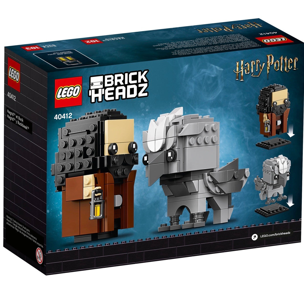 Retired Set 40412 Harry Potter BrickHeadz Hagrid and Buckbeak