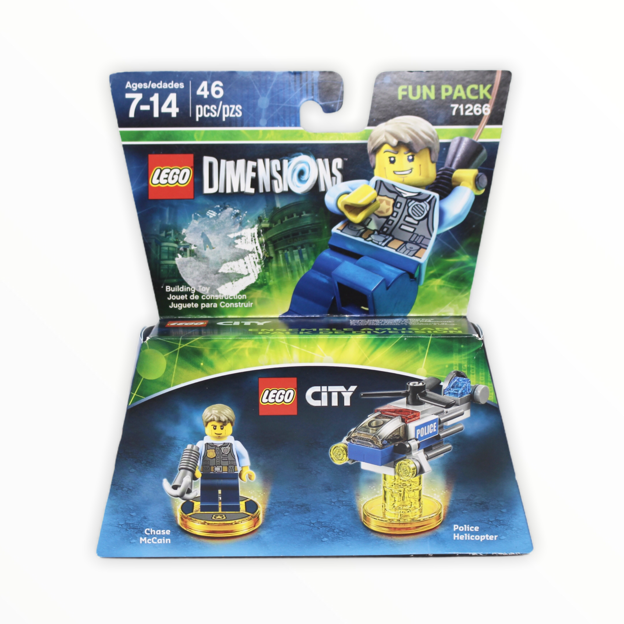 Retired Set 71266 LEGO Dimensions Fun Pack - Chase McCain and Police Helicopter