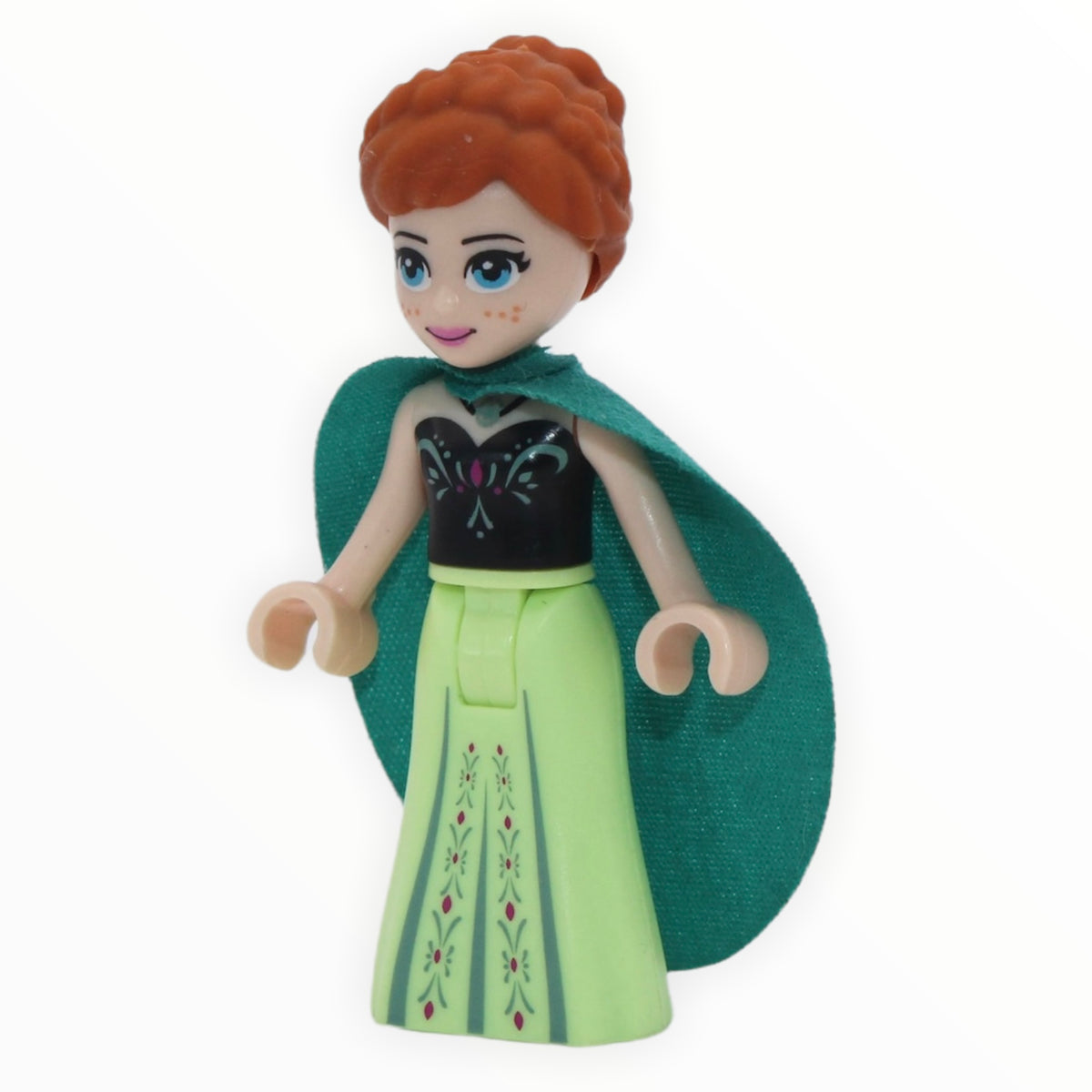 Anna (green dress, dark turquoise cape) Anna (green dress, dark turquoise cape)