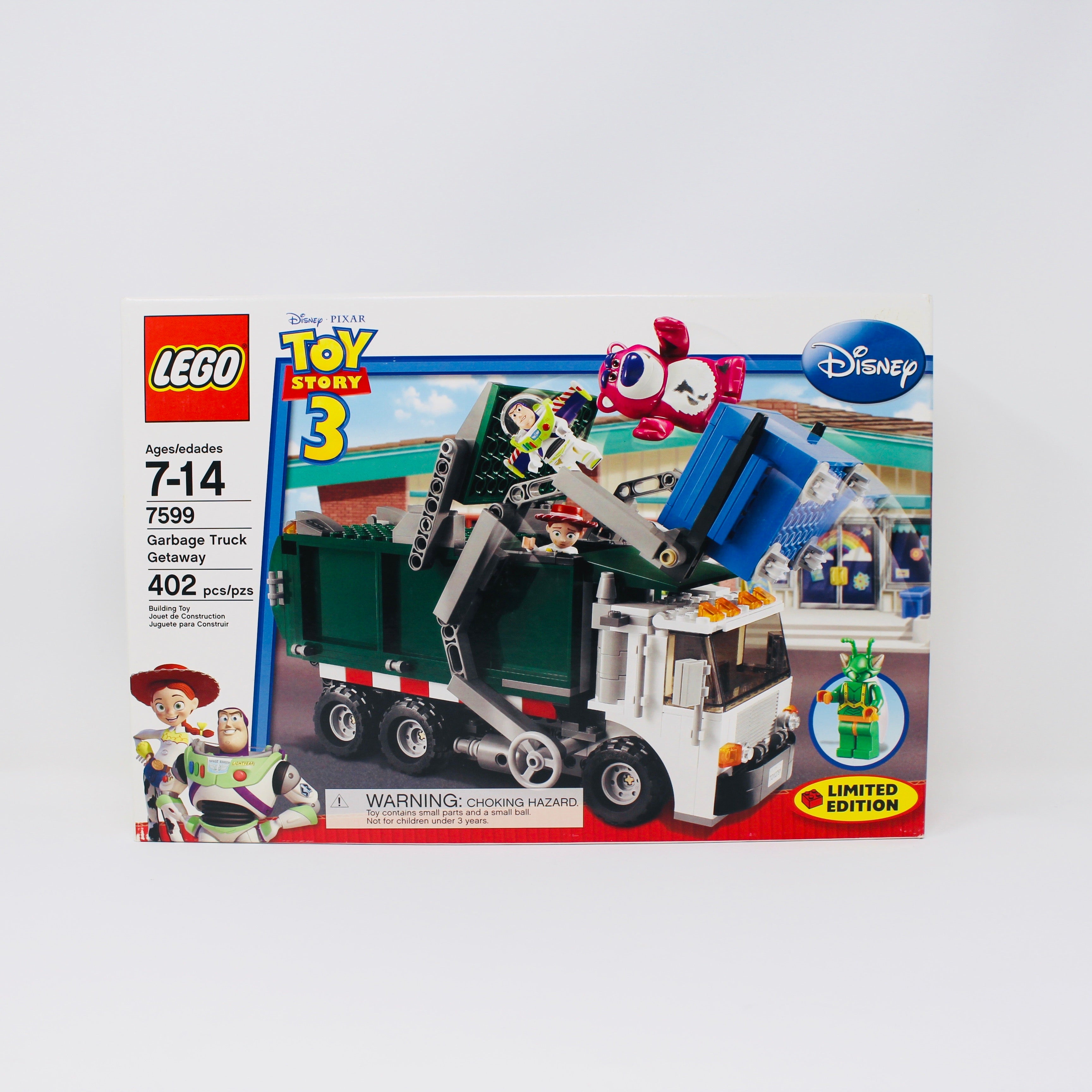 Retired Set 7599 Disney Toy Story 3 Garbage Truck Getaway