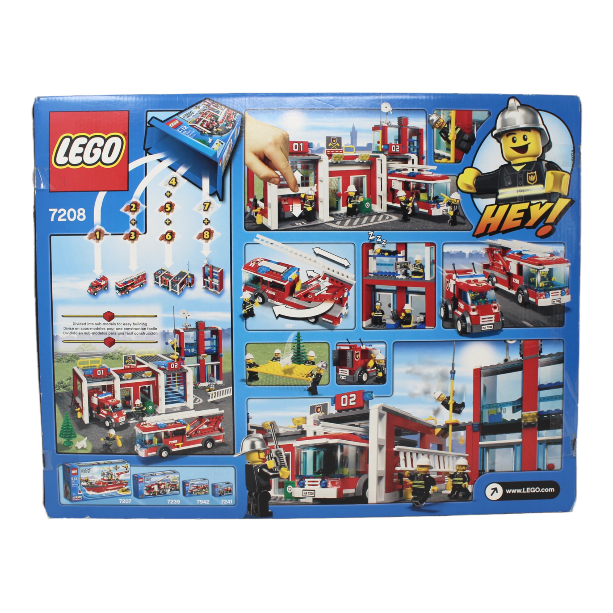 Certified Used Set 7208 City Fire Station