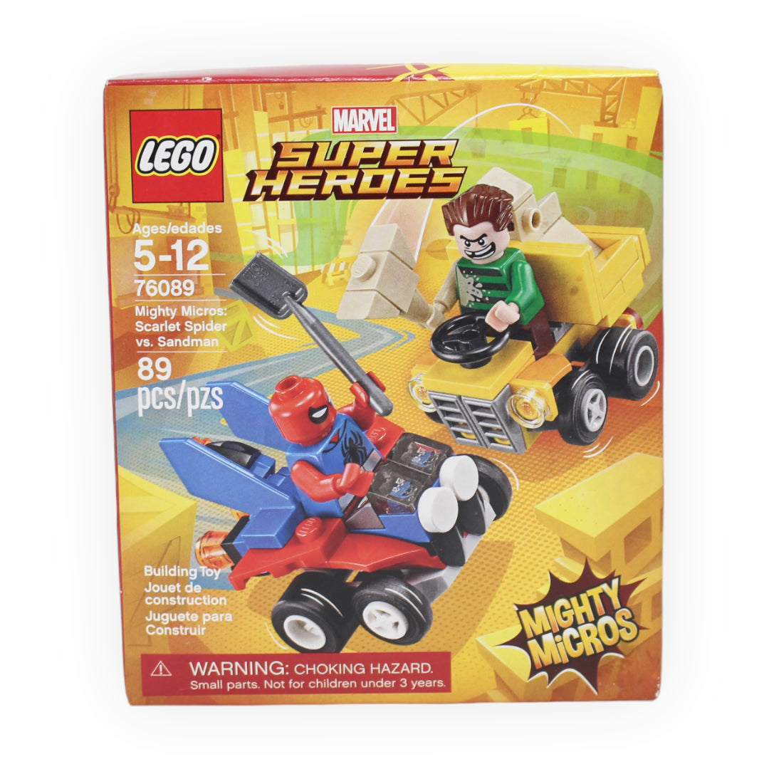Retired Set 76089 Marvel Super Heroes Mighty Micros: Scarlet Spider vs. Sandman