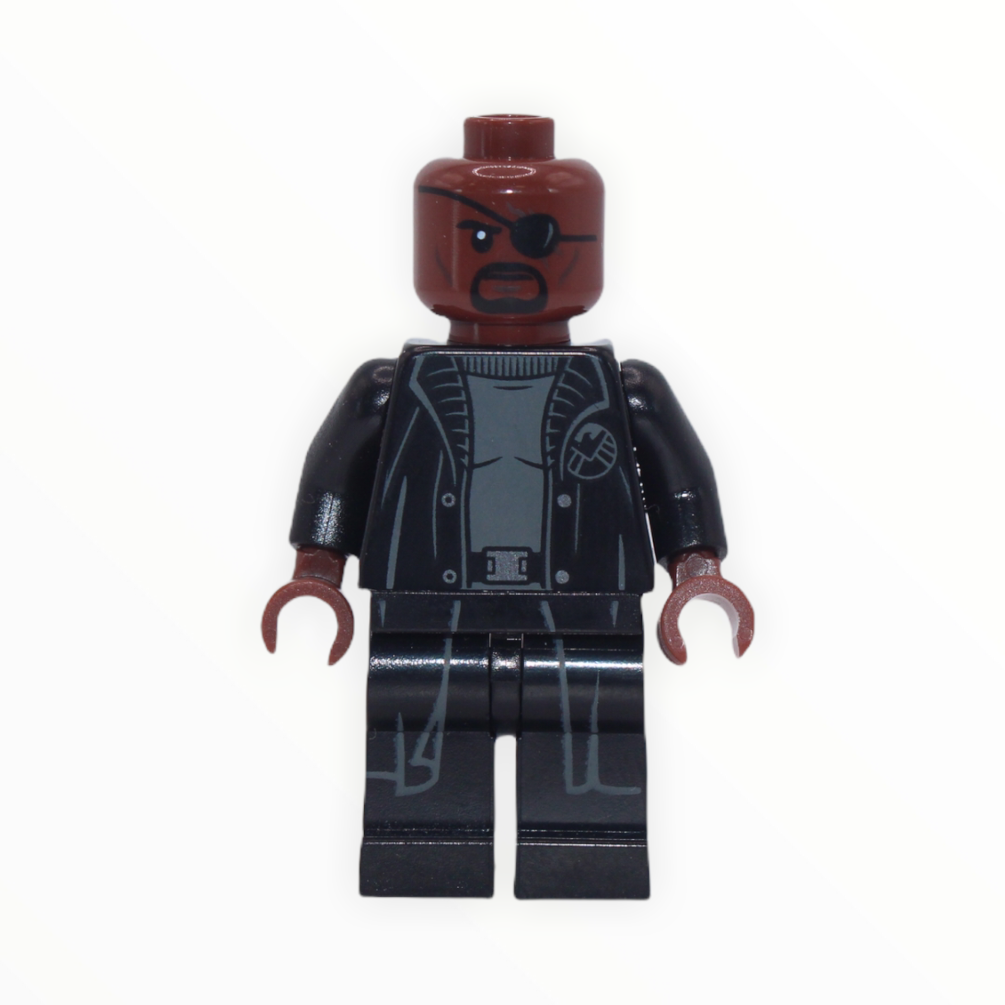 Nick Fury (long coat with badge, no shirt tail)