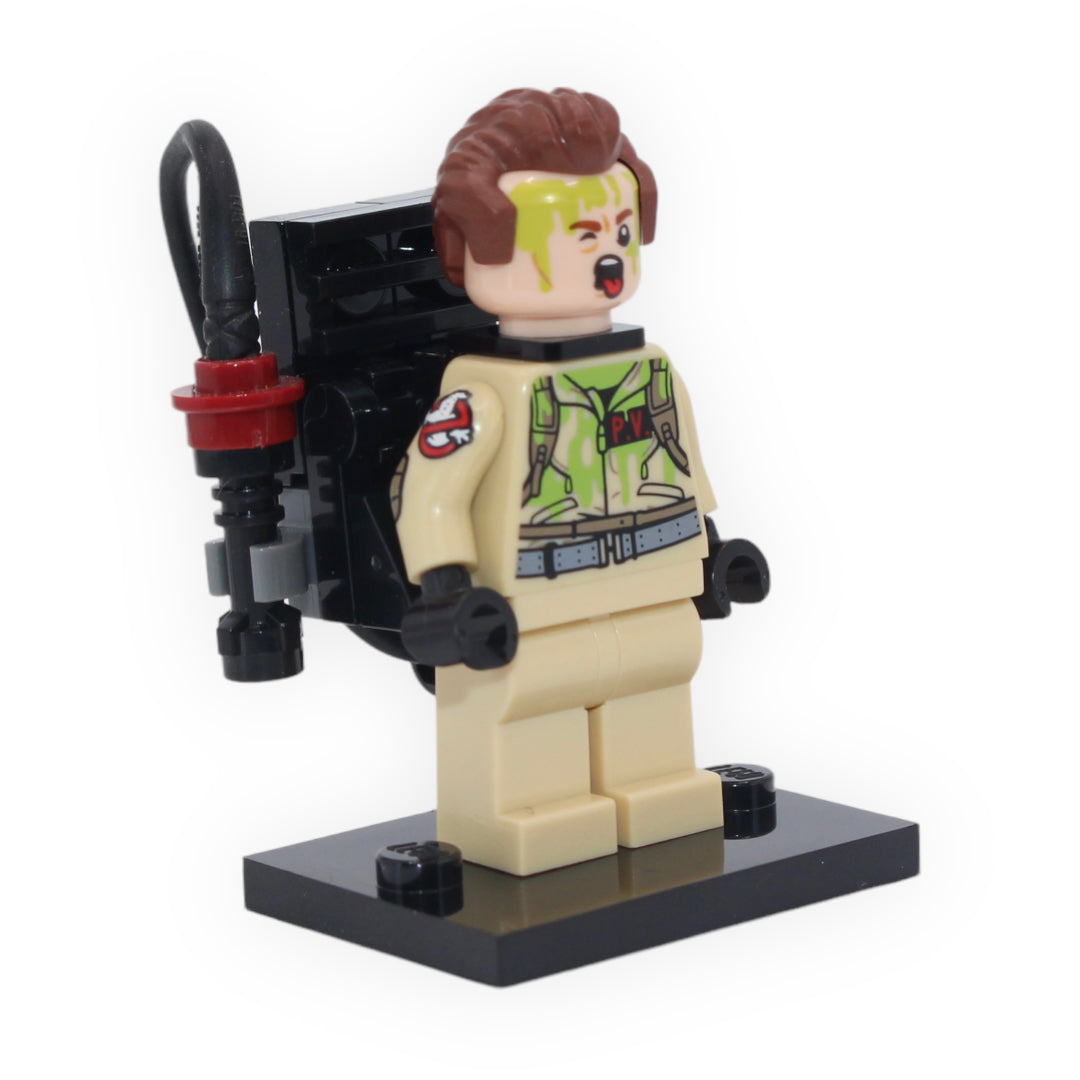 Dr. Peter Venkman (slimed, printed arms, proton pack)
