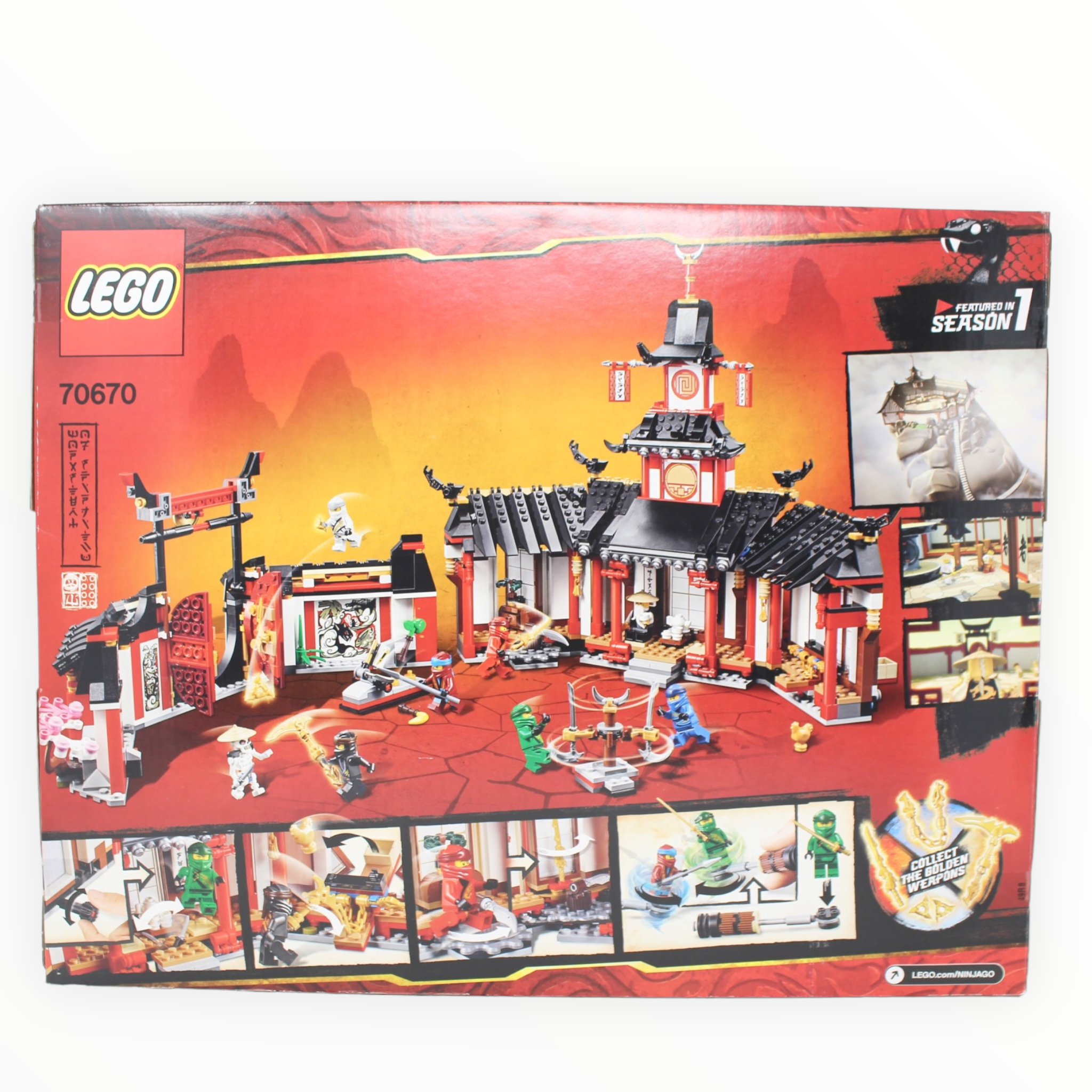 klip teater Highland Retired Set 70670 Ninjago Monastery of Spinjitzu